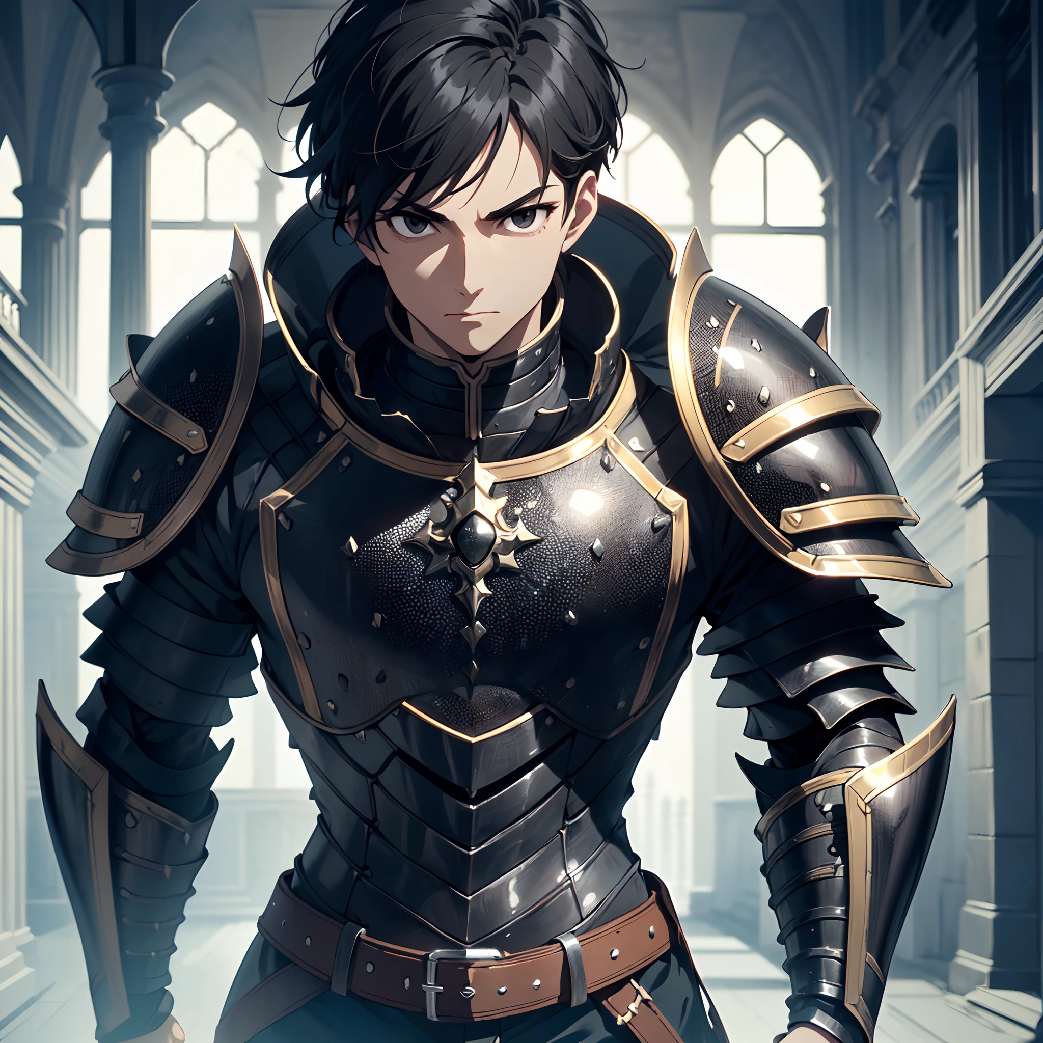 128K Ultra High Definition,
128K Ultra High Quality,
128K Ultra High Resolution,
Best Definition,
Best Quality,
Best Resolution,
Perfectly Detailed,
Perfectly Designed,
Extremely Detailed,
Extremely Designed,
Hyper Detailed,
Hyper Definition,
Hyper Quality,
Hyper Resolution,
Masterpiece,
(((Anime))),
Body Shot,
(((Boy))),
Handsome,
Muscular Body,
(((Black Short Hair))),
(((Black Eyes))),
(((Hyper Detailed & Perfectly Designed Black Obsidian Armor Plates))),
(((Hyper Detailed & Perfectly Designed Baron Armor))),
(((Inside Of Medieval Royal Palace Background Scenery))),