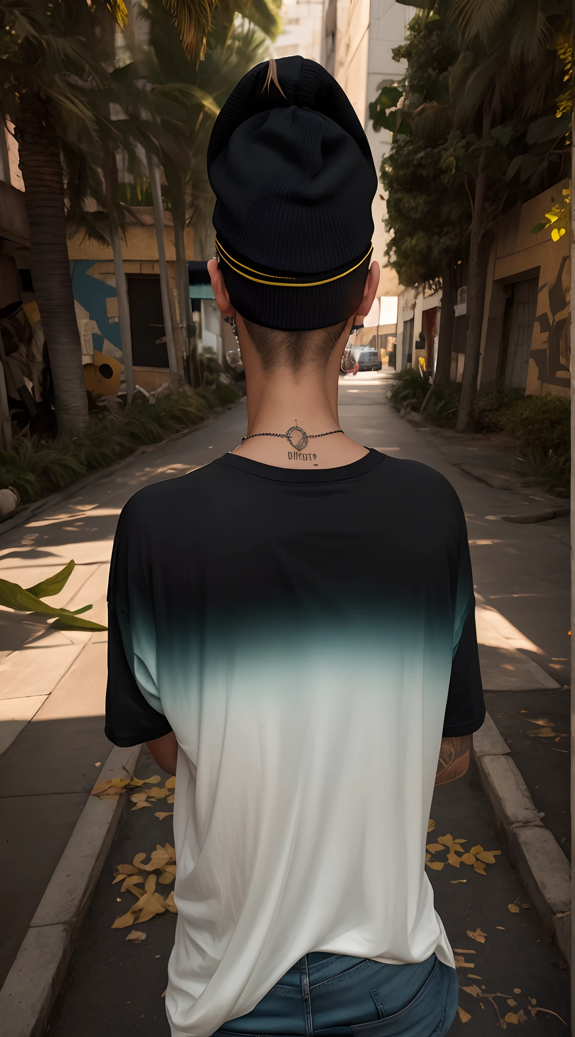boy in black beanie and white hoodie, basic black tee-shirt, sunset at city street, ((large breast, bouncy breasts)), she's wearing black round neck baggy Tee-shirt, foto, obra-prima, realista, realismo, fotorrealismo, alto contraste, Trending photorealistic digital art in Artstation 8k HD high definition detailed realistic, detalhado, textura da pele, hiper detalhado, textura realista da pele, armadura, melhor qualidade, ultra alta res, (fotorrealista: 1.4),, alta resolução, detalhado, foto crua, sharp re, by Lee Jeffries Nikon D850 film Stock Photography 4 Kodak Portra 400 camera F1.6 lens rich colors hyper realistic texture dramatic lighting unrealengine trend in artstation cinestill 800, corpo inteiro, Tirkish 17 years maskulin Boy in black round neck baggy Tee-shirt, down waist length Tee-shirt,basic teeshirt, no printing on Teeshirt, no short length Teeshirt, skinny damage jeans, golden wristwatch, baggy tee-shirt, lose fitting, model style Posing, short sleeves round neck.