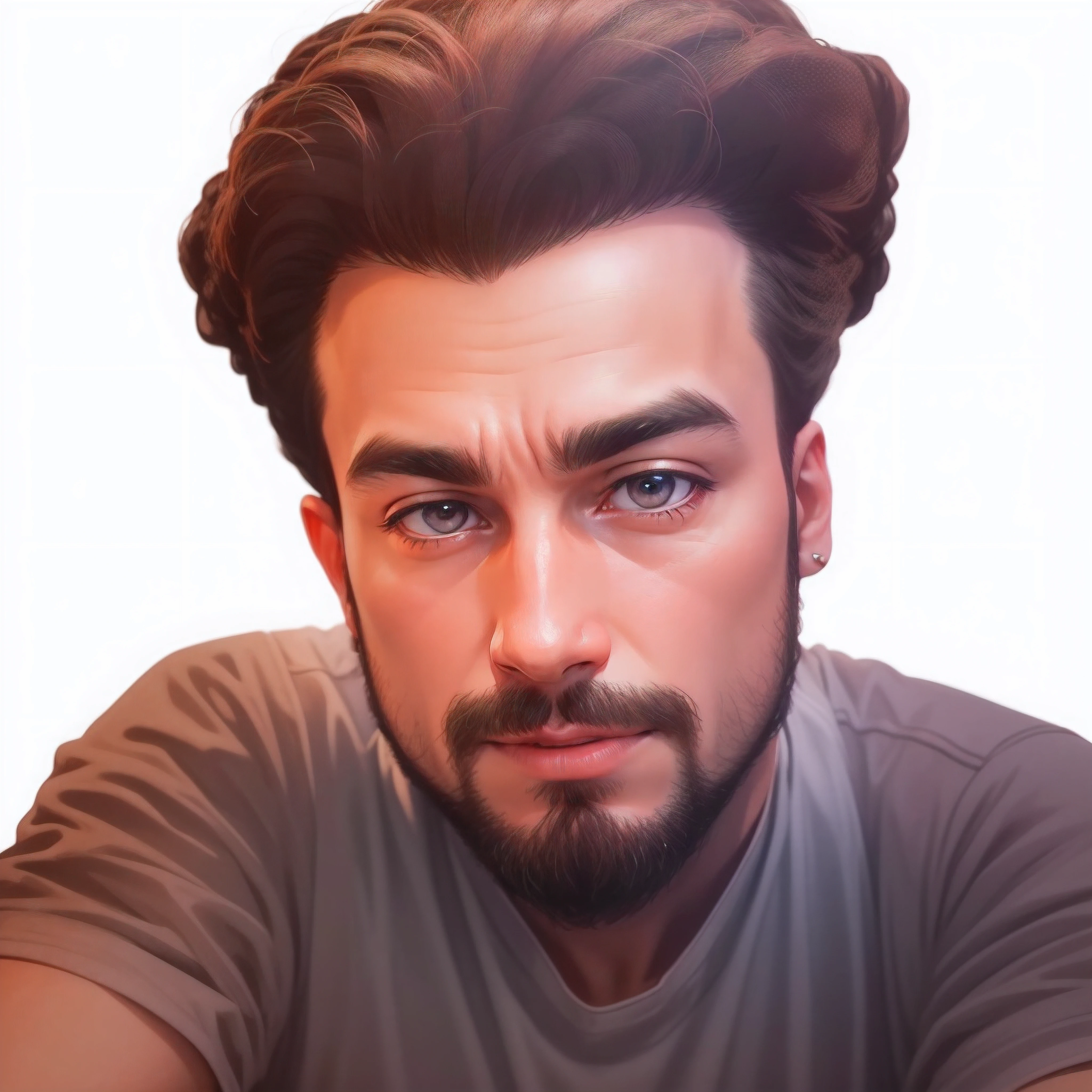 HD 4K, white background