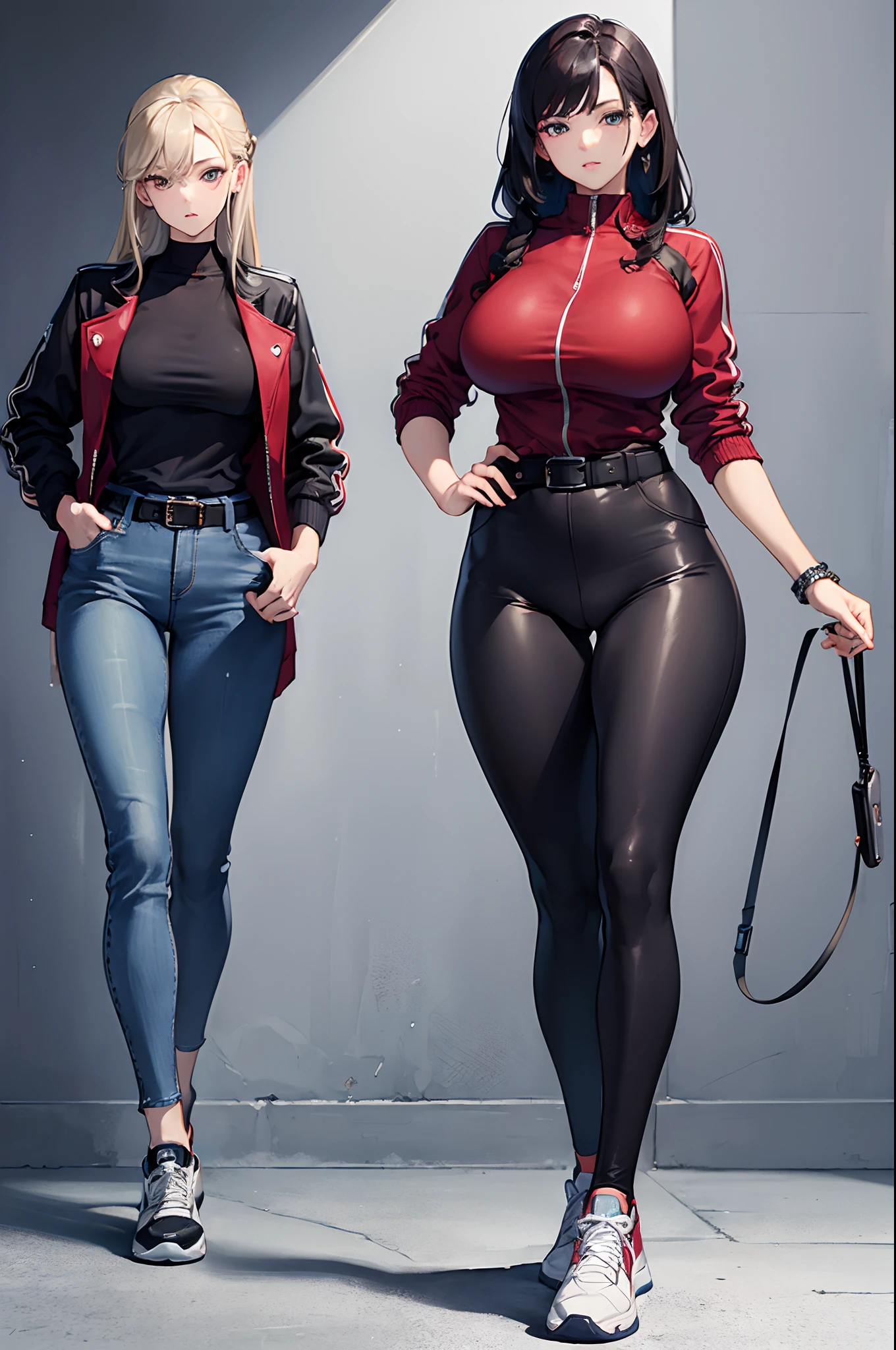 Resident Evil 6,ada,Ada Wong,ultra-quality,Photorealsitic,a red jacket,Black leather pants,An ultra-high picture quality,Digital SLR,Based on anatomical grounds,Depicted in detail,Colossal tits,A slight smil,Detailed face,realistic skin textures,masterpiece,Vivid details,perfect anatomia,Super Detail,sexy pose,Complex 3D Rendering,Spreading legs、Raising arms、Depicting a single woman、