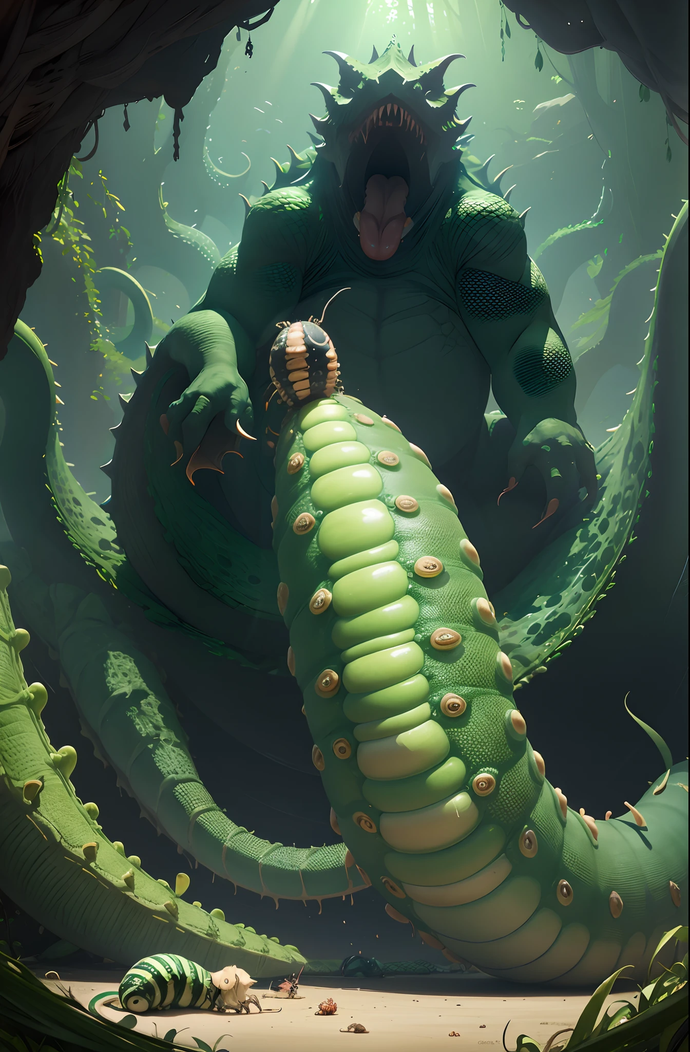 hi res, (tahm kench from league of legends), (green skin, green penis), anthro, tail, sweat, sweaty ass, male, inside, bedroom, night, detailed background, looking at viewer, evil grin, (hyper breasts:1.6), (hyper nipples, puffy nipples), (hyper butt:1.4), (showing ass:1.5), (hyper balls:1.4, hanging balls), (showing balls), (hyper penis:1.4, showing penis), lactating, (laying on bed, back on bed, legs up:1.2), (anatomically correct, correct anatomy), (two legs, two arms), (hands holding legs, grabbing legs), spread legs