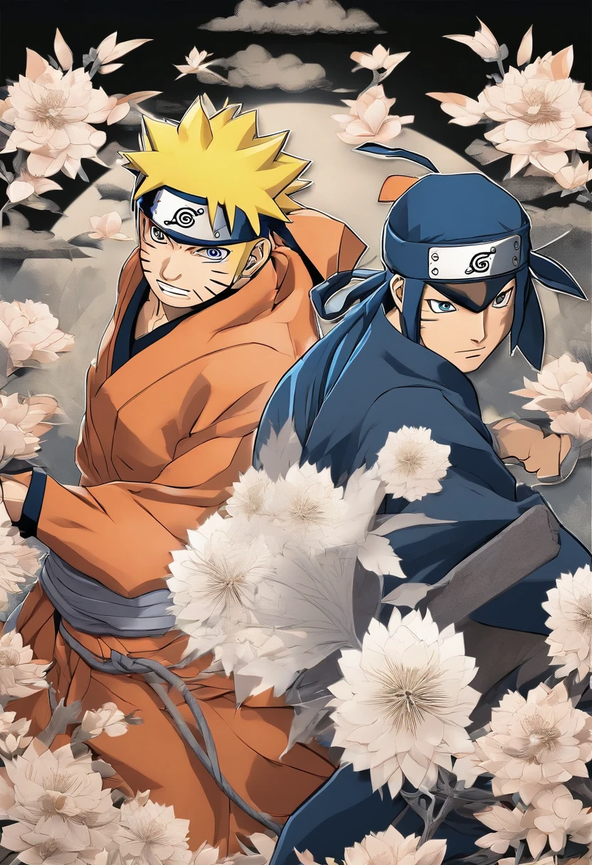 Best quality, masterpiece, super high resolution, (realism: 1.4), realistic photo, boy, Naruto Uzumaki is one of the protagonists in Naruto, he has bright blue eyes and blonde hair. He wears an orange robe with blue decorative bands on the hem and cuffs, a string tied around his waist, and a large light blue backpack tied behind his back.