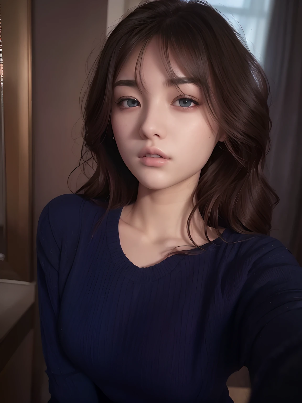 best quality, ultra hi res, photoreaslistic, a photography of a beautiful woman, , detailed face, seductive look, looking at viewer