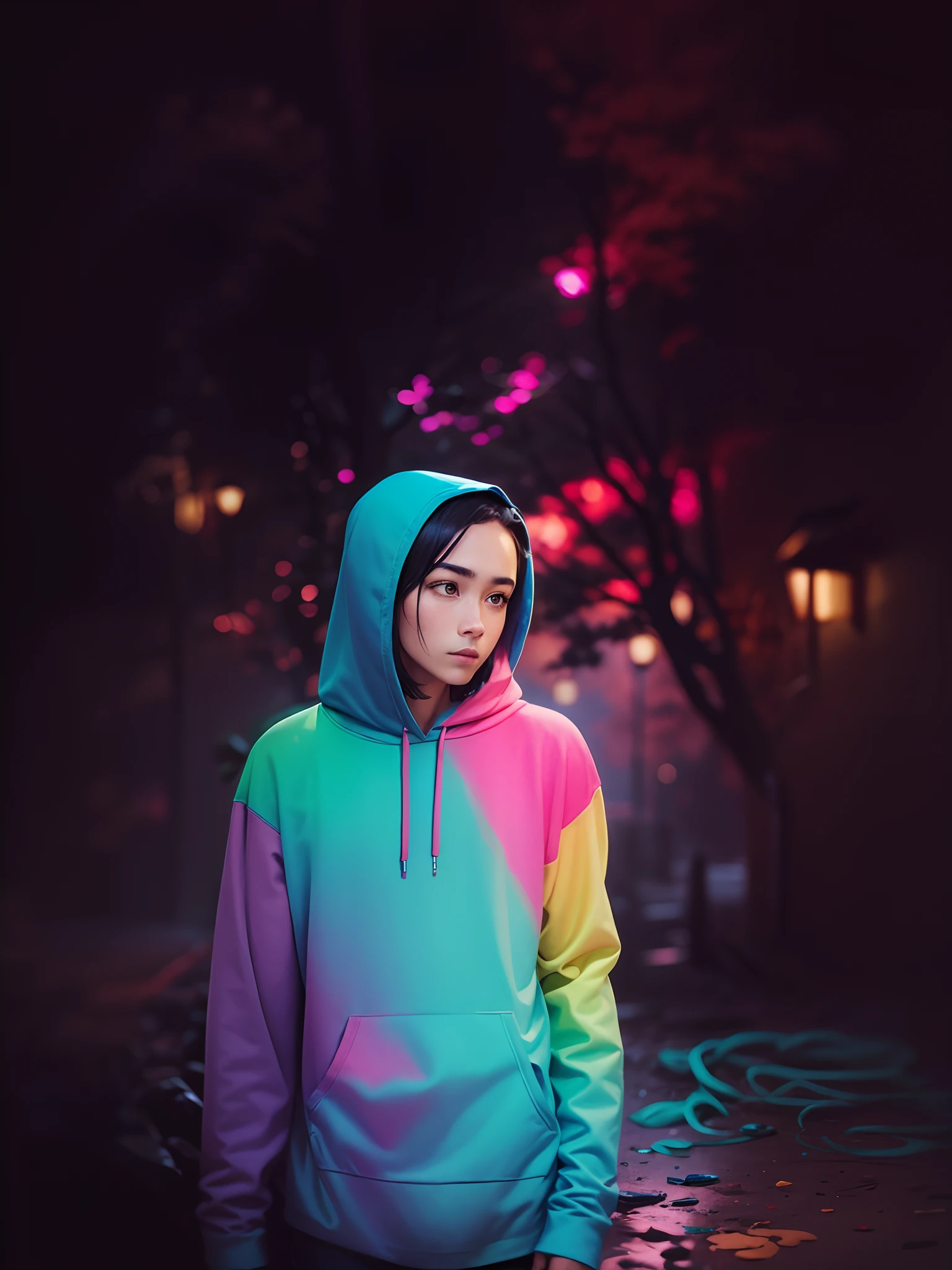 Coloursfull hoodie