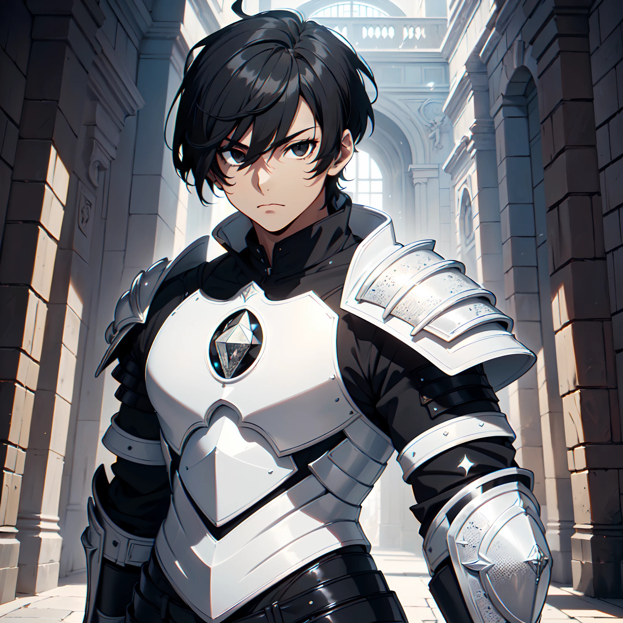 128K Ultra High Definition,
128K Ultra High Quality,
128K Ultra High Resolution,
Best Definition,
Best Quality,
Best Resolution,
Perfectly Detailed,
Perfectly Designed,
Extremely Detailed,
Extremely Designed,
Hyper Detailed,
Hyper Definition,
Hyper Quality,
Hyper Resolution,
Masterpiece,
(((Anime))),
Body Shot,
(((Boy))),
Handsome,
Muscular Body,
(((Black Short Hair))),
(((Black Eyes))),
(((Hyper Detailed & Perfectly Designed White Diamond Armor Plates))),
(((Hyper Detailed & Perfectly Designed Baron Armor))),
(((Inside Of Medieval Royal Palace Background Scenery))),