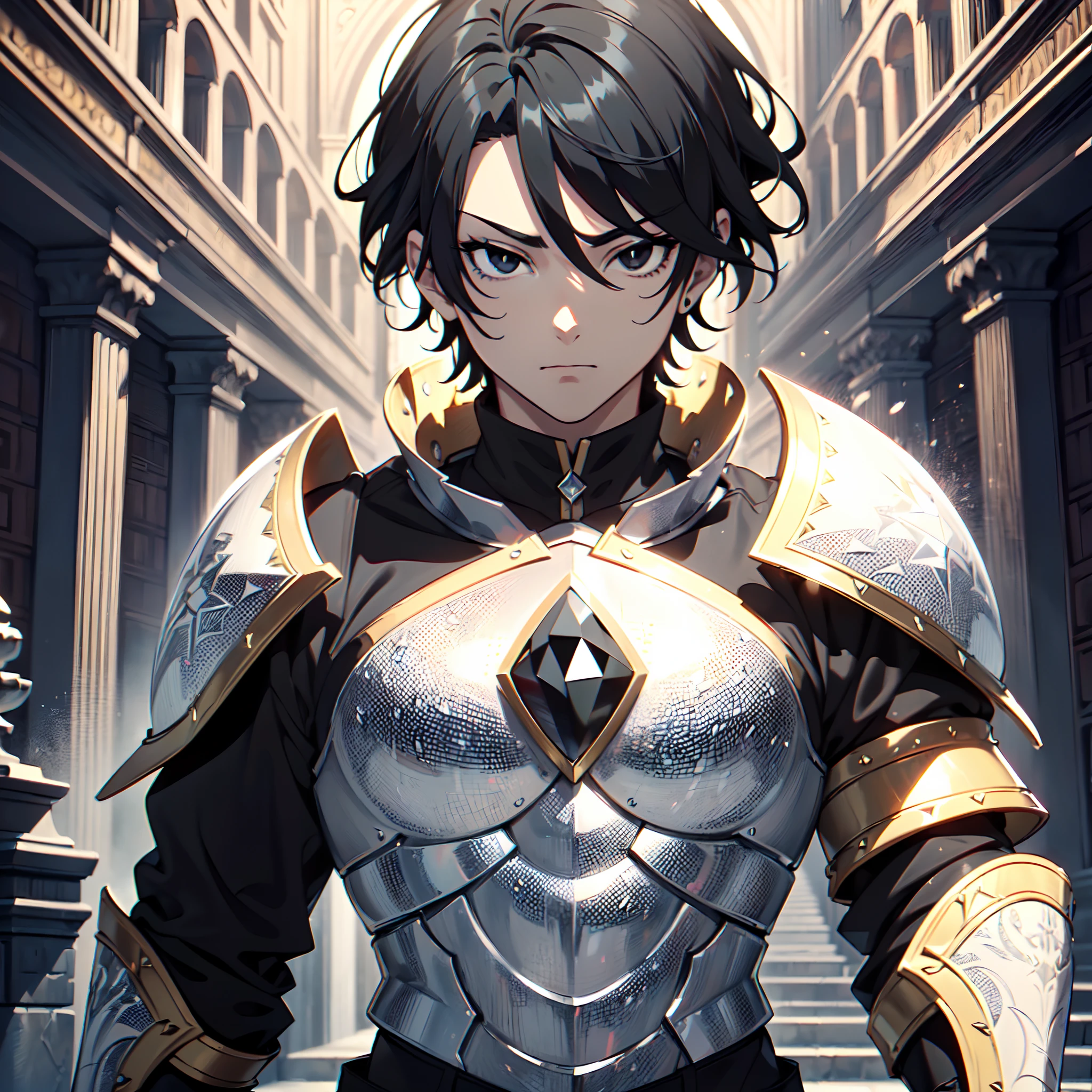 128K Ultra High Definition,
128K Ultra High Quality,
128K Ultra High Resolution,
Best Definition,
Best Quality,
Best Resolution,
Perfectly Detailed,
Perfectly Designed,
Extremely Detailed,
Extremely Designed,
Hyper Detailed,
Hyper Definition,
Hyper Quality,
Hyper Resolution,
Masterpiece,
(((Anime))),
Body Shot,
(((Boy))),
Handsome,
Muscular Body,
(((Black Short Hair))),
(((Black Eyes))),
(((Hyper Detailed & Perfectly Designed White Diamond Armor Plates))),
(((Hyper Detailed & Perfectly Designed Baron Armor))),
(((Inside Of Medieval Royal Palace Background Scenery))),