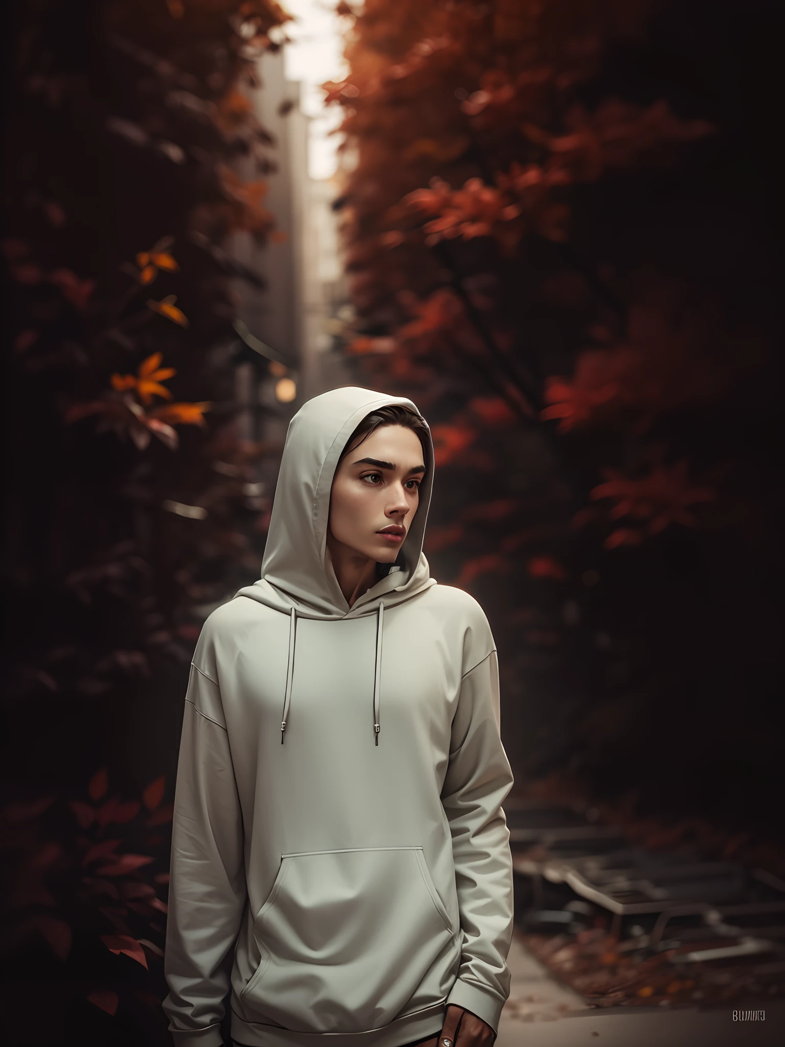 Rich colour hoodie