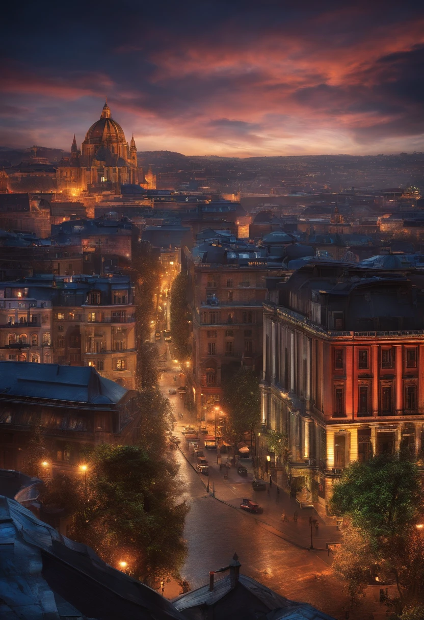 City, tmasterpiece, best qualtiy, Fantasy, shiny great colors,