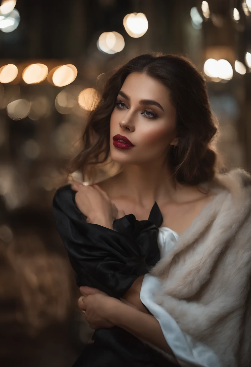 (Best Quality,4k,8K,hight resolution,Masterpiece:1.2),Ultra-detailed,(Realistic,Photorealistic,photo-realistic:1.37),2girls,beautiful detail eyes,beautiful detailed lips,Extremely detailed eyes and face,long eyelashes,Blondes and brunettes,provocative outfits,Eroticism,sexuality on Red Square,illustartion,Contrasting colors,nighttime,city lights,Dmnaya atmosphere,glamorous,haute couture,Confident postures,Playful expressions,Eye-catching fashion accessories,red lipstick,Perfectly styled hair,Flawless make-up,Modern furniture,city backdrop,Imposing architecture,neon signage,vibrant color palette,soft-lighting,Subtle shadows,Seductive images,Attention to small details,Immersive Experience,Emphasize feminine beauty,Expressive gestures,abuse,Celebration of femininity.