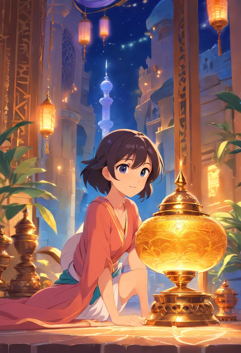 by disney、【Jeannie】、【Aladdin and the Magic Lamp】