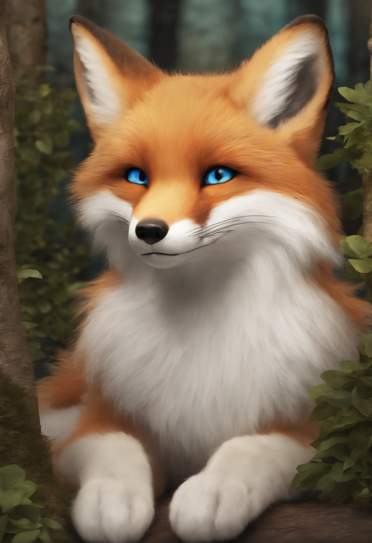 (best quality, 4k, highres, masterpiece:1.2), ultra-detailed, realistic:1.37,furry fox, gay young adult(18 years old), powerful erect penis, realistic background of mountains, beautiful and sensual eyes.