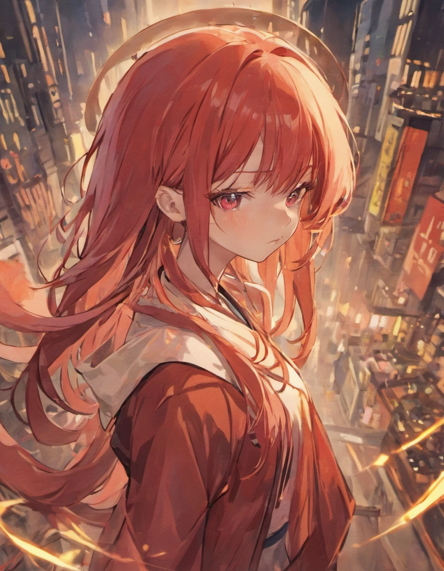 woman, Red hair,