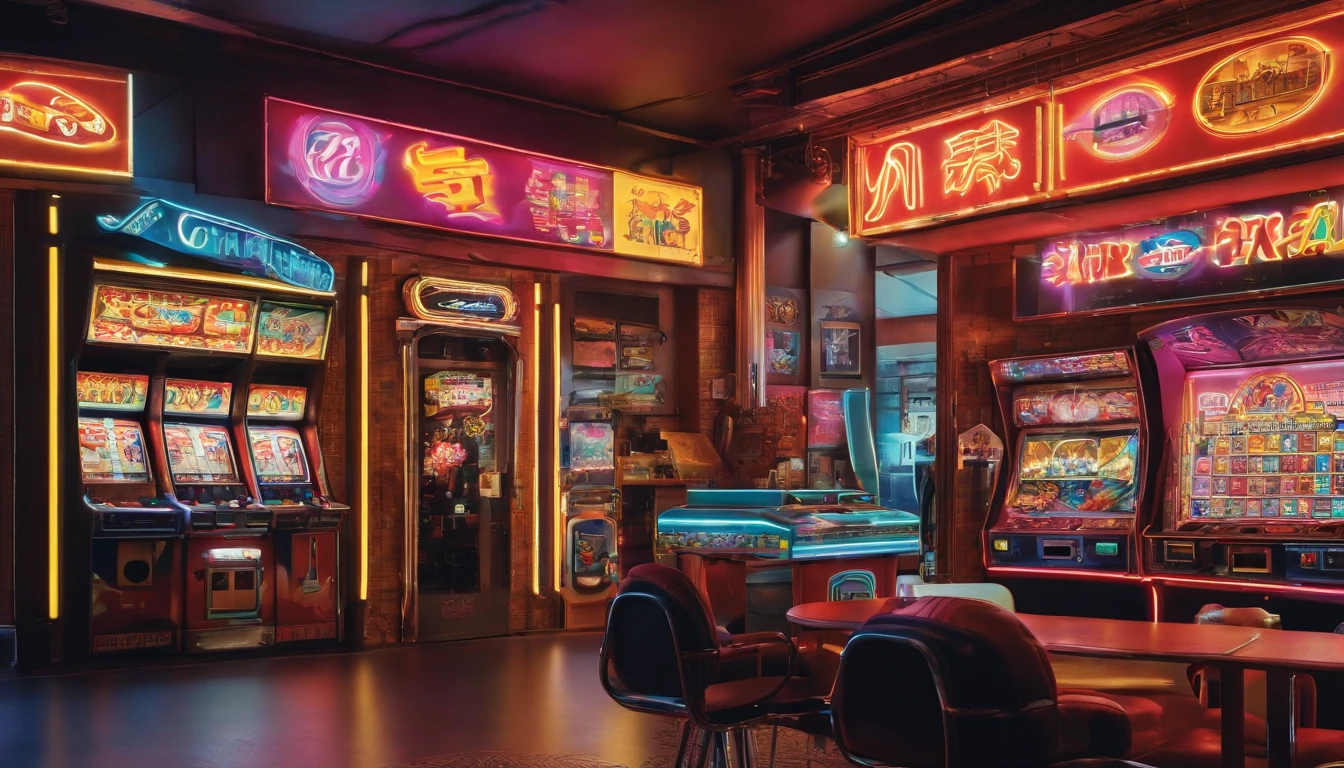 Posters inspired by the aesthetics of the 90s, including anime, arcade, Nostalgic and colorful colors,Ginza,Prints