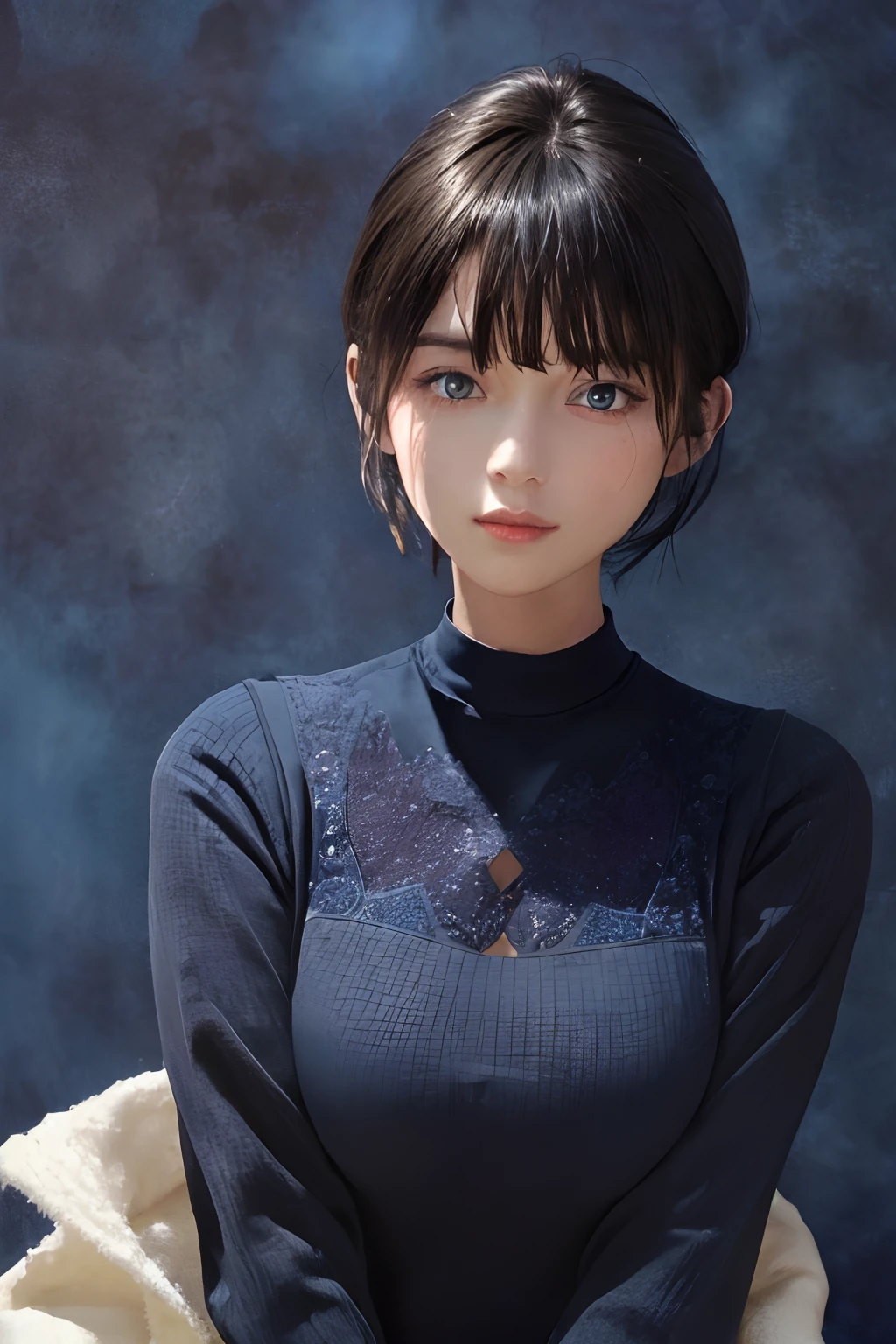 best,1girl ( Uzumaki Himawari ) , ( facial details ) , short hair ,details , age 18 femele ,plump body , no clothes , teenager'face , cute face , hot , anime to be realistic , detailed charakter images , high quality photo , beautiful thin make up very real , perffect character cool style , pretty teenager , HD photo model , simple background , details eyes , masterpiece , ornaments detailed , real life ,Best anime realistic ,1girl ,masterpiece ,from of a woman with long black hair and a , naked portrait, nude photography, she has a distant expression, semi realistic anime, in an anime style, semirealistic anime style, she has black hair, in anime style, (blue eyes:1.3), blunt bangs ,quality detail ,perffect charakter real live , high detailed photos real ,anime from realistic ,photrait realism , super detail ,cute eyes , detail hair ,ultra high quality ,Hd resulition , shiny nipple, erotic pose, very detailed wallpaper