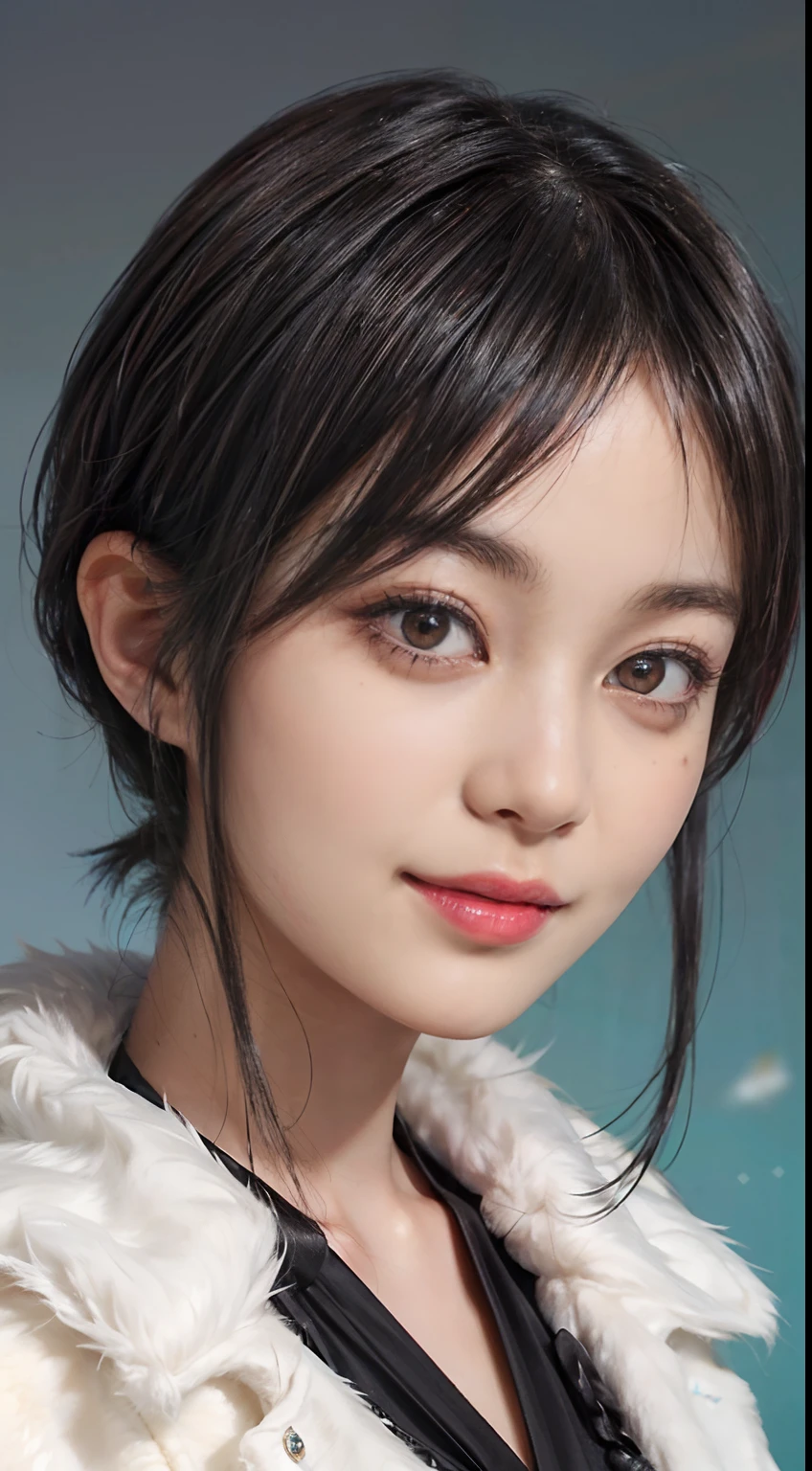 03
(Black Shorthair:1.3), (a 20 yo woman), (A hyper-realistic), (masutepiece), (8KUHD), Looking at the camera, Beautiful woman, A smile, (Tiger Design Clothing)