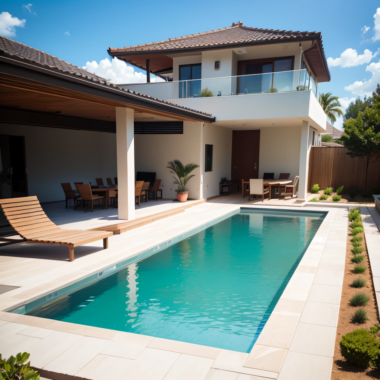 modern rectangle pool with Enhancing the Pool Shell