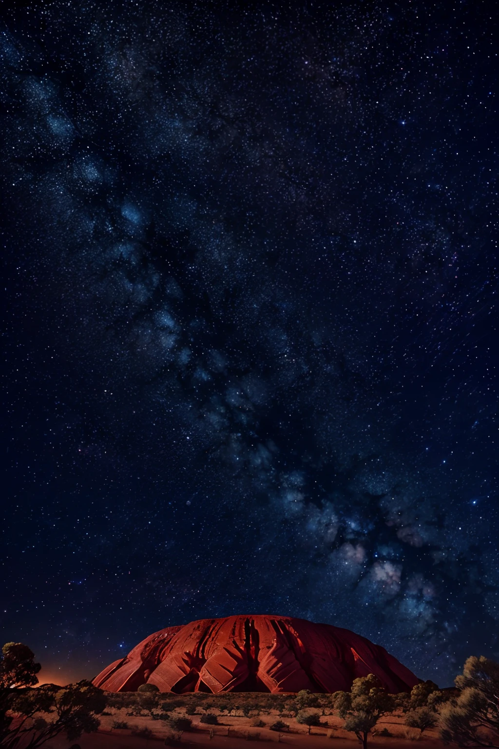 Ayers Rock Starry Sky