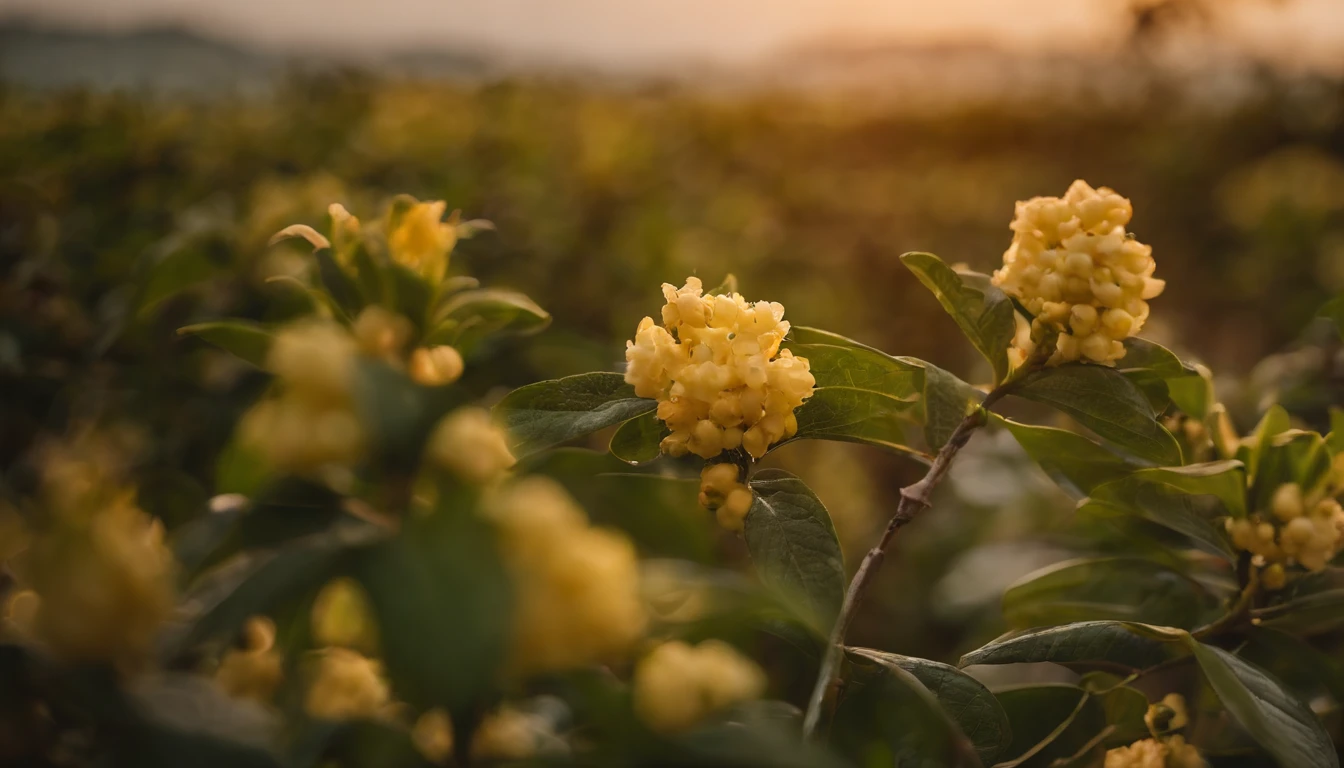 sweet osmanthus,Winemaking，beverage，Early morning daylight，Refreshed，ice cubes