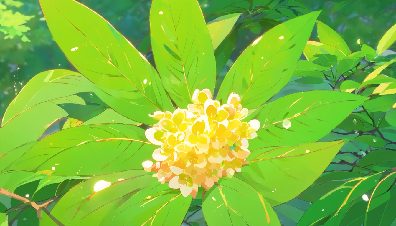 sweet osmanthus,Winemaking,beverage,Early morning daylight,Refreshed,ice cubes,Medium exposure,Laurel branches