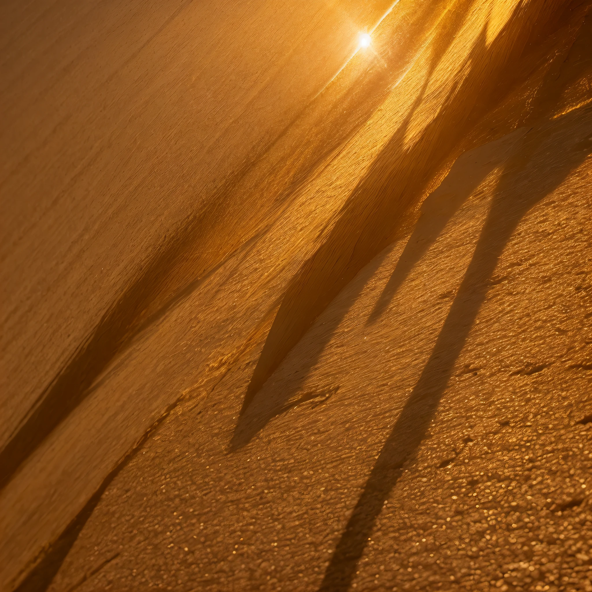 Golden Hour Light: Soft, warm, and golden hues cast by the low angle of the sun.