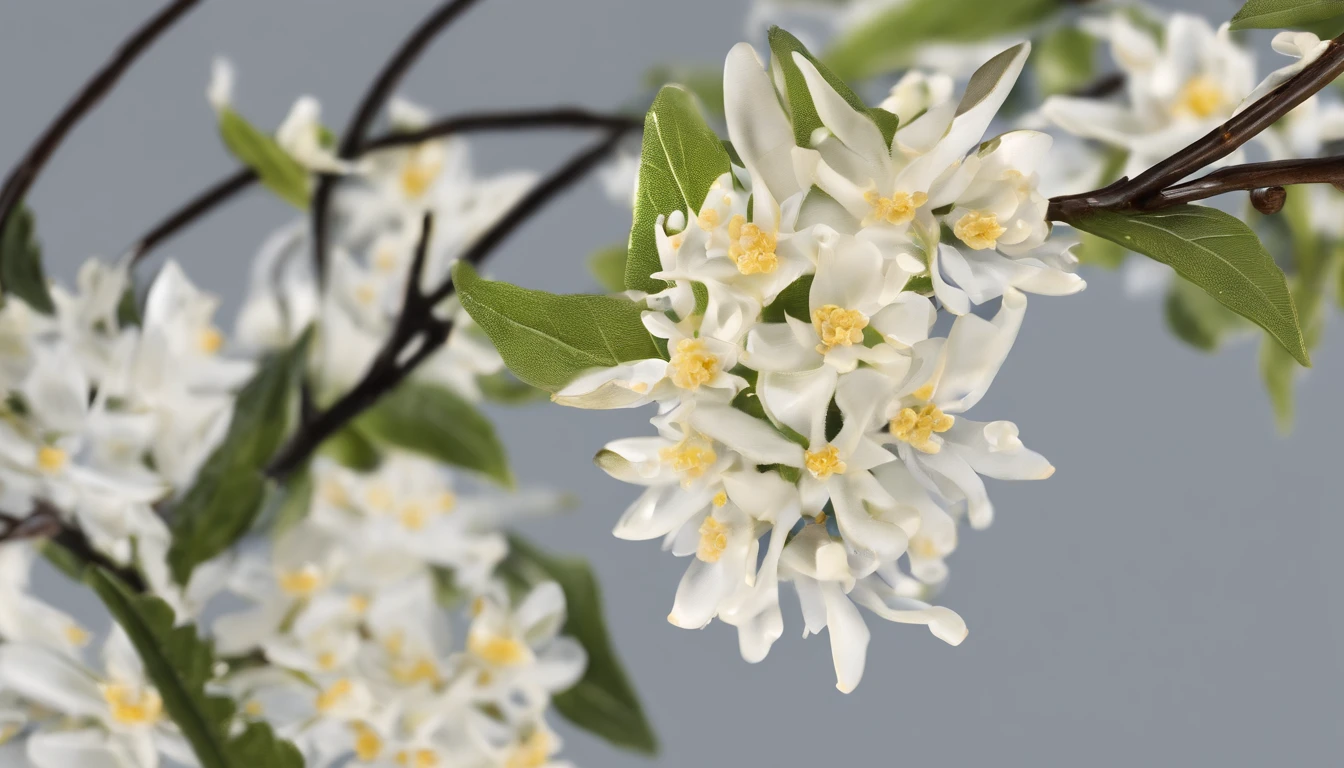 sweet osmanthus,Winemaking,beverage,Early morning daylight,Refreshed,ice cubes,Medium exposure,Laurel branches