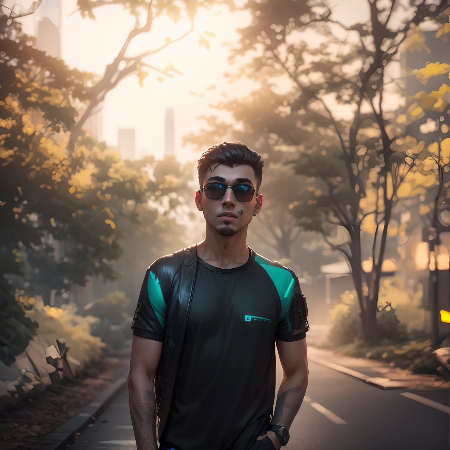 Change background cyberpunk handsome boy, realistic face,8k,ultra realistic ,