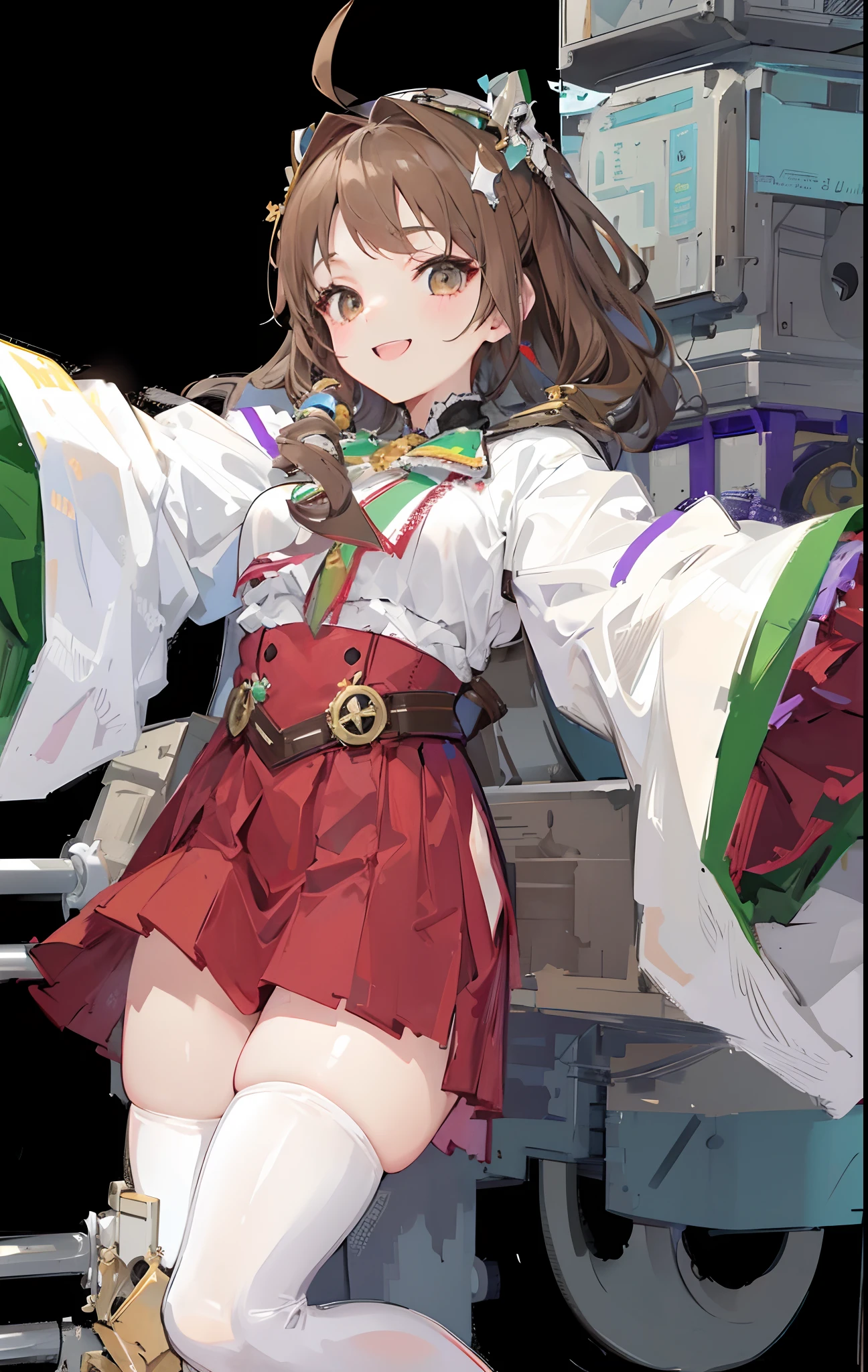 ((tmasterpiece:1.4,best qualtiy))+,(hyper-detailing)+,(Ultra-detailed eyes)+,(Ultra-detailed hair)+,Light brown eyes,Girl with a smile