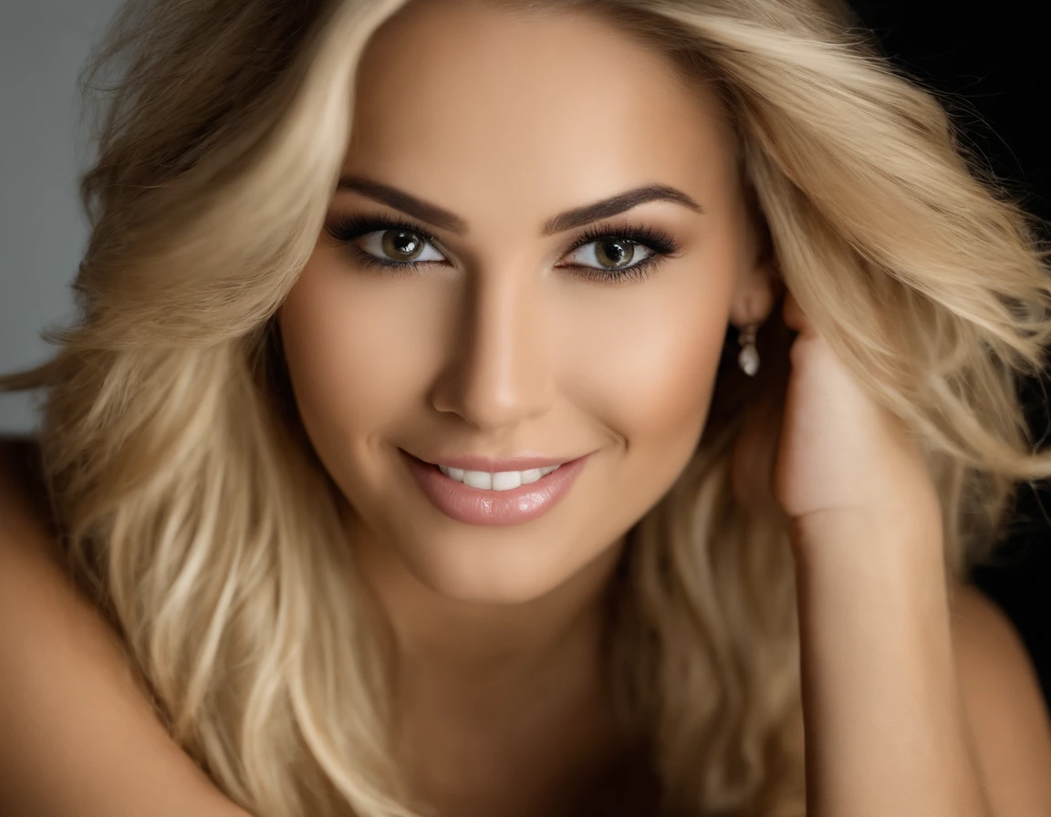 Mujer rubia con top de sujetador negro posando para una foto en un estudio, Hermosa mujer rubia, Mujer rubia, Rubio y rasgos atractivos, Hermosa joven rubia, Hermosa chica rubia, una hermosa rubia, Chica sexy con cabello largo y rubio, Joven rubia, Cabello largo y rubio y ojos grandes, Linda modelo femenina, cabello rubio y ojos grandes, Sonriente, Sentado en la cama, Small black panties
