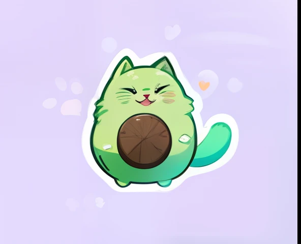 Karikaturkatze, Avogato, happy, cute, highest  quality