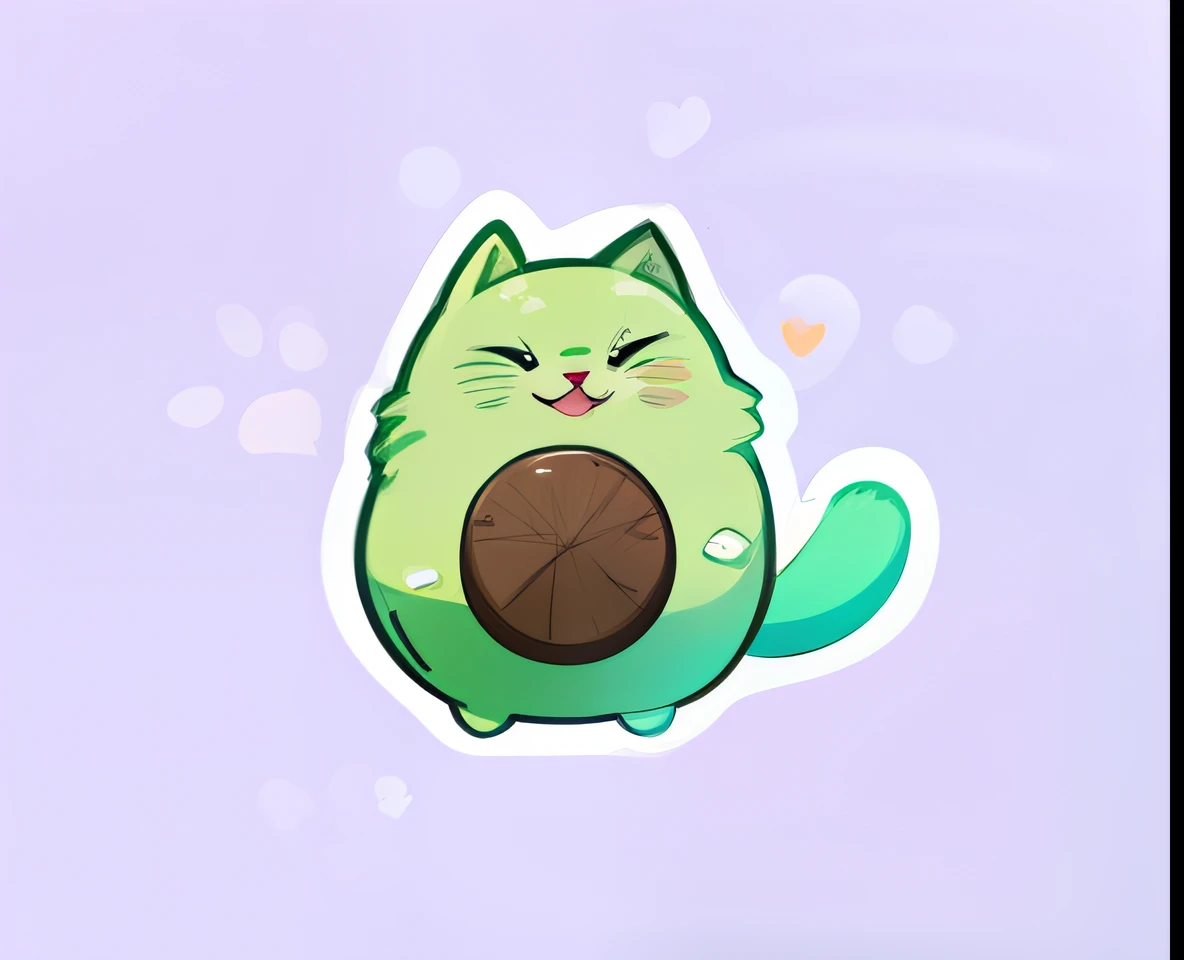 Karikaturkatze, Avogato, happy, cute, highest quality