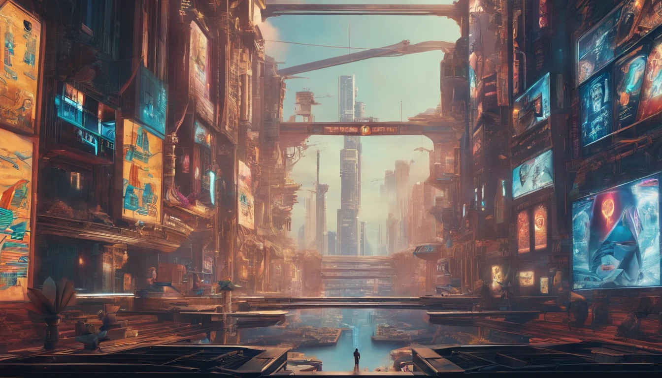 chat, Partie cyborg, Cyberpunk, raccourcissement, profondeur de champ, Masterpiece, Best quality, Regarder le spectateur, 8k, high resolucion,