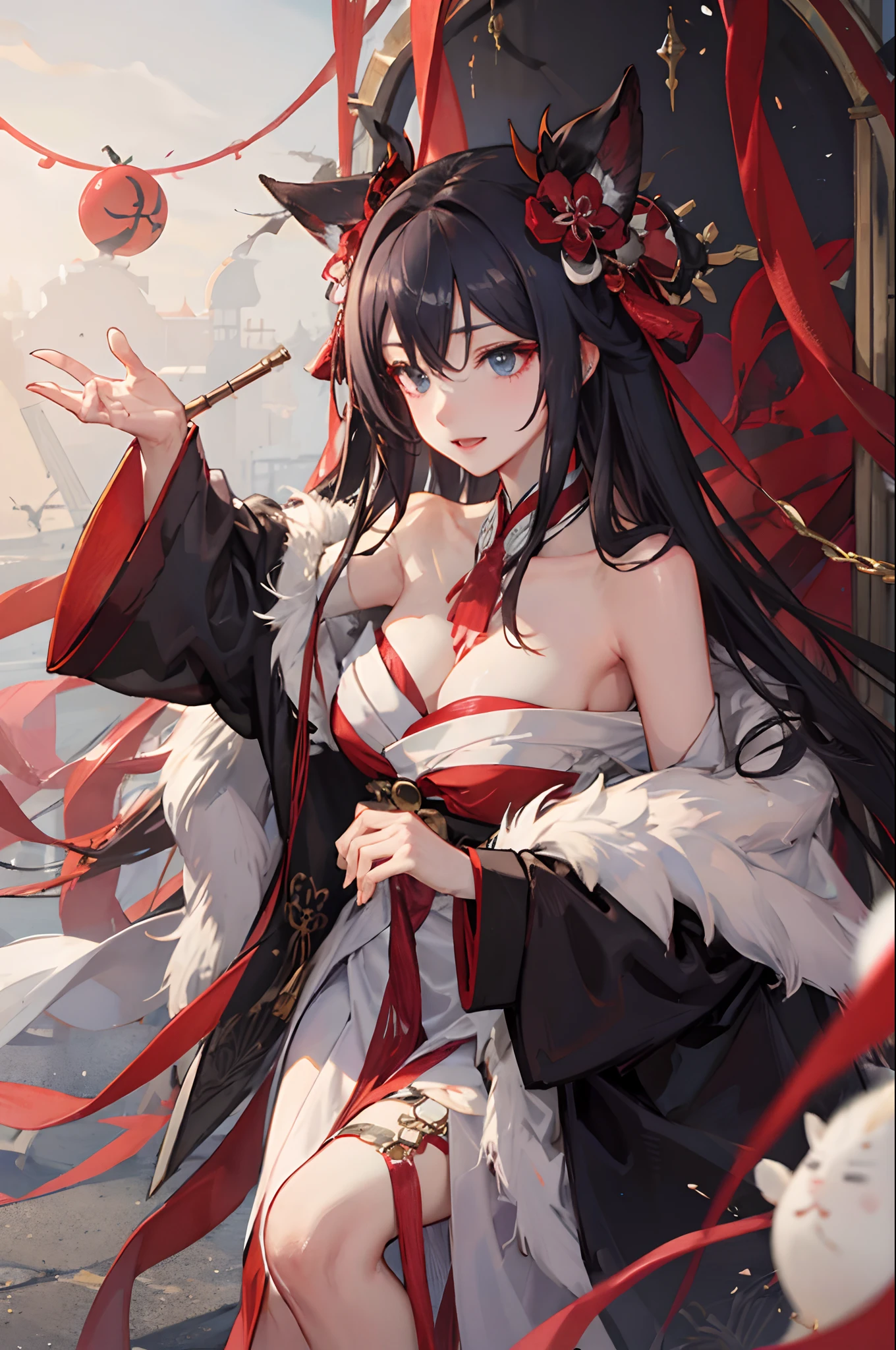 Fengshen Bang,tmasterpiece,ultra fine photos,,best qualtiy,超高分辨率,Photoreality,Chiaroscuro,(full-body portraits),stunningly beautiful,dynamicposes,delicated face,Bigchest,Murderous eyes,(seen from the side),She wears gold ancient Chinese armor,very highly detailed background,detailed face with,Detailed and complex busy background,untidy,opulent,milkyW,Highly detailed skin,Realistic details of skin,Visible Pore,tack sharp focus,volume fog,8k uhd,digital SLR camera,high qulity,filmgrain,White skin of the,photo-realism,lomography,The palace of the Yin Shang King in ancient China , look from down, semi transparent, gigantic breasts, showing cleavage, full body shot camera angle, lotus tattoo on forehead, sexy body: 1.4, Slim abdomen: 1.2, sitting on chair, gigantic deep cleavage, open shirt,