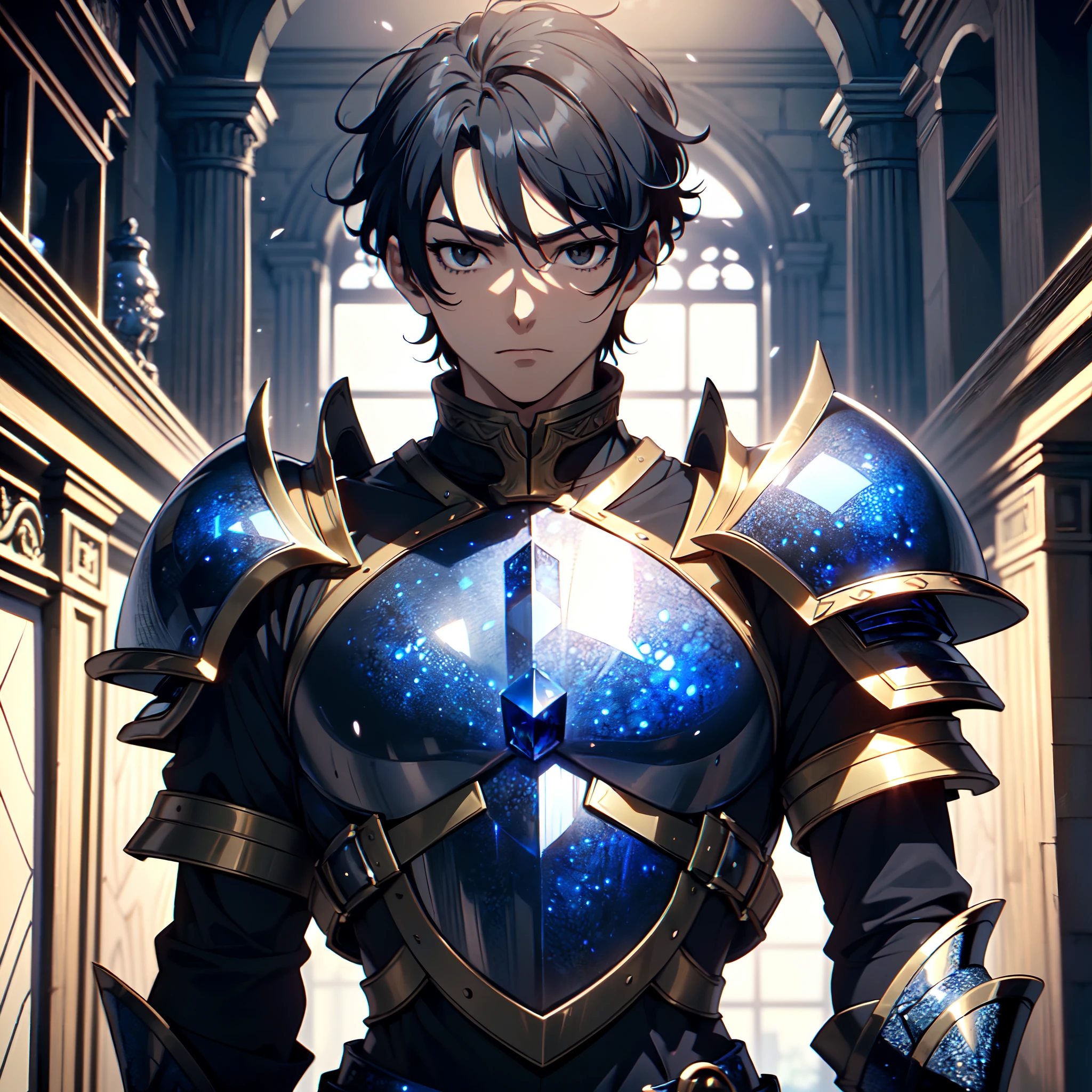 128K Ultra High Definition,
128K Ultra High Quality,
128K Ultra High Resolution,
Best Definition,
Best Quality,
Best Resolution,
Perfectly Detailed,
Perfectly Designed,
Extremely Detailed,
Extremely Designed,
Hyper Detailed,
Hyper Definition,
Hyper Quality,
Hyper Resolution,
Masterpiece,
(((Anime))),
Body Shot,
(((Boy))),
Handsome,
Muscular Body,
(((Black Short Hair))),
(((Black Eyes))),
(((Hyper Detailed & Perfectly Designed Blue Sapphire Armor Plates))),
(((Hyper Detailed & Perfectly Designed Baron Armor))),
(((Inside Of Medieval Royal Palace Background Scenery))),