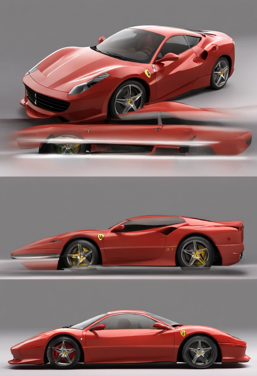 a ferrari, car, super