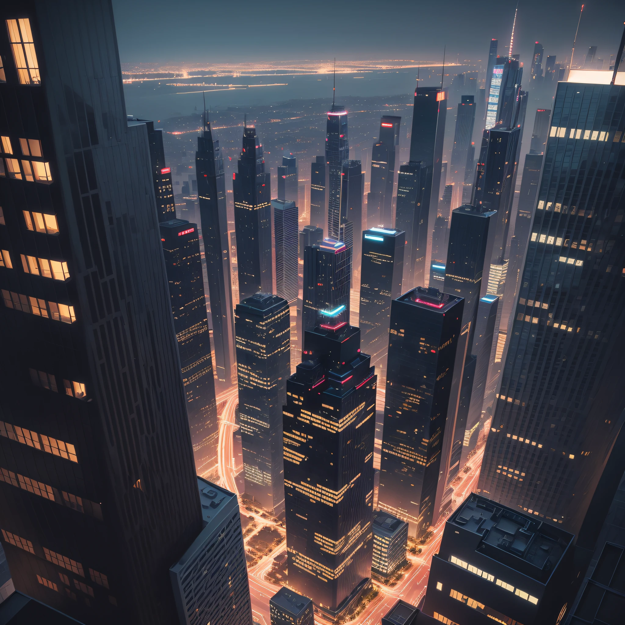 city, night, building, cityscape, skyline, urban, architecture, skyscraper, town, downtown, business, vector, illustration, sky, silhouette, buildings, light, construction, tower, office, lights, landscape, design, dark, street