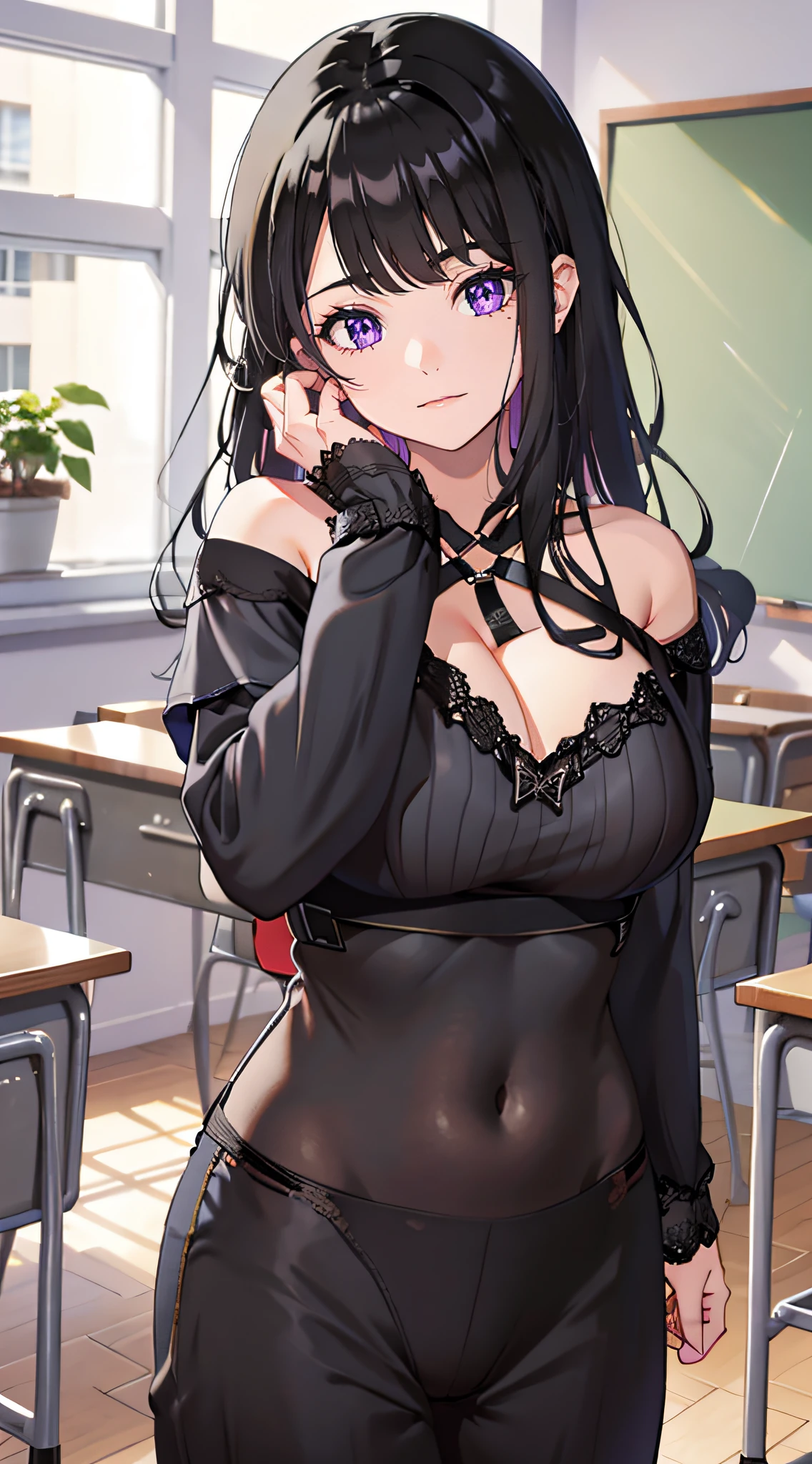 dark purple eyes,glowing light eyes,
