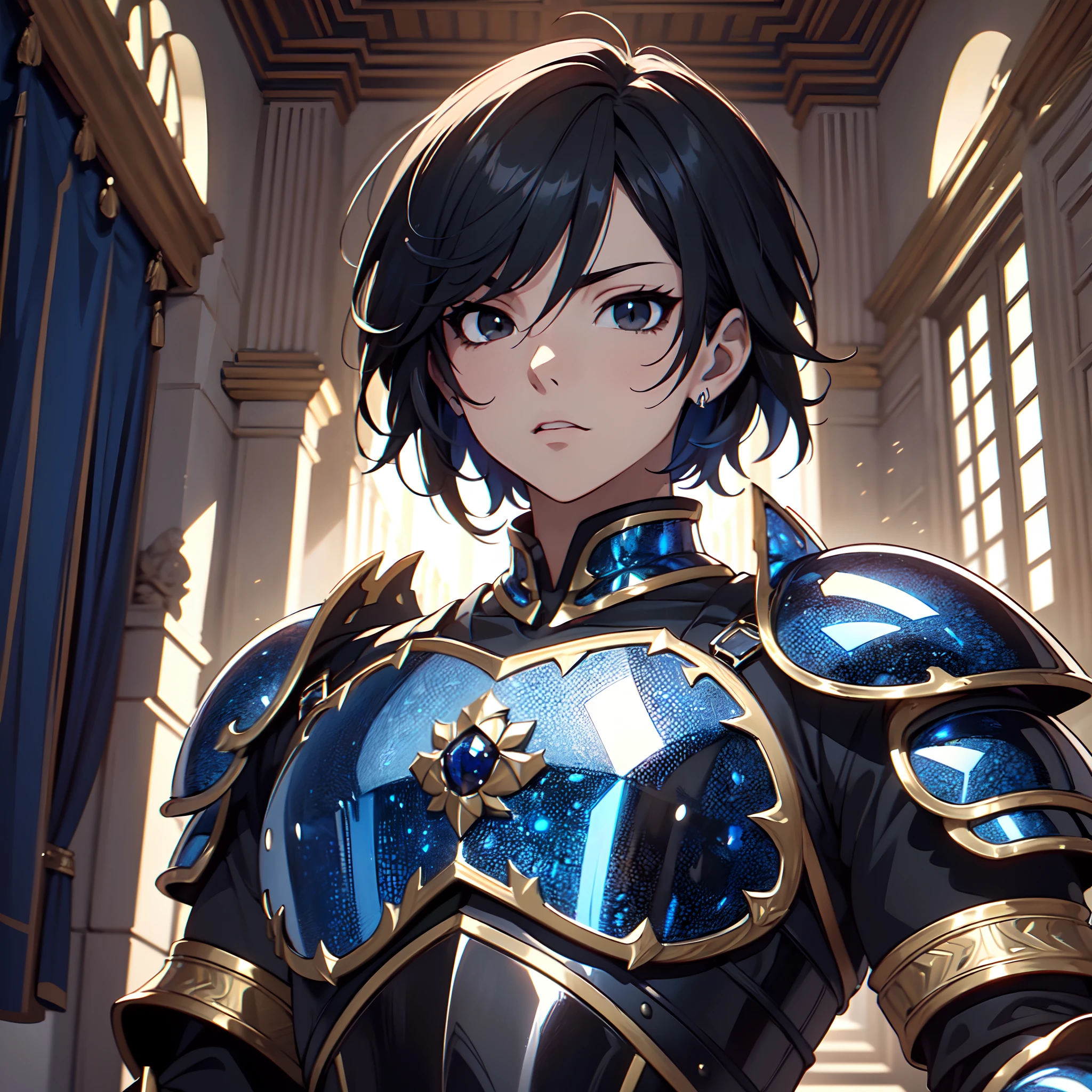 128K Ultra High Definition,
128K Ultra High Quality,
128K Ultra High Resolution,
Best Definition,
Best Quality,
Best Resolution,
Perfectly Detailed,
Perfectly Designed,
Extremely Detailed,
Extremely Designed,
Hyper Detailed,
Hyper Definition,
Hyper Quality,
Hyper Resolution,
Masterpiece,
(((Anime))),
Body Shot,
(((Boy))),
Handsome,
Muscular Body,
(((Black Short Hair))),
(((Black Eyes))),
(((Hyper Detailed & Perfectly Designed Blue Sapphire Armor Plates))),
(((Hyper Detailed & Perfectly Designed Baron Armor))),
(((Inside Of Medieval Royal Palace Background Scenery))),