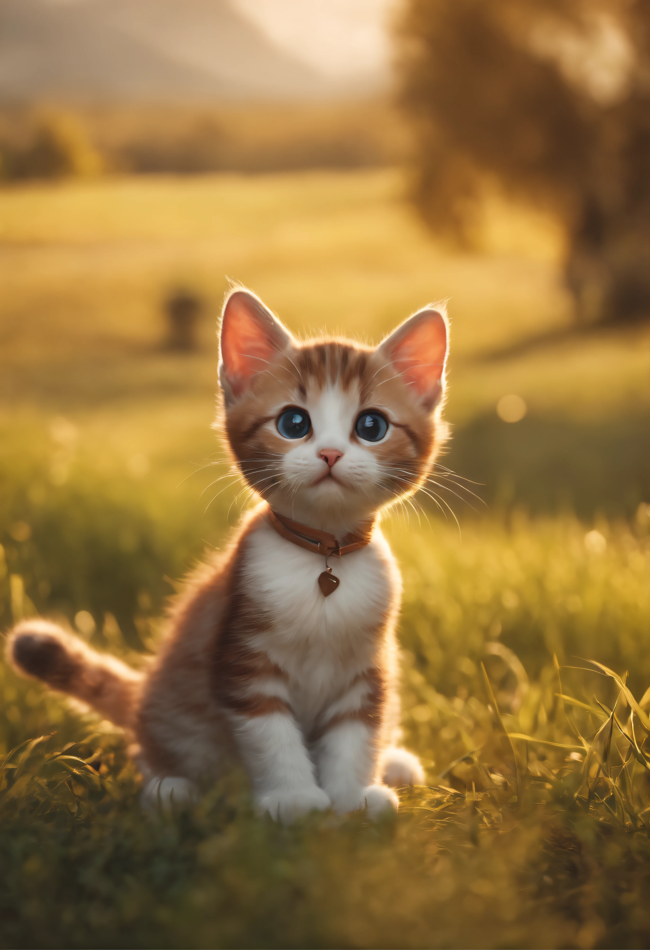 I have 2 cute cats, Known as Cowboy Cat, cute kittens, two headed cat, Kittens, Cats, catscatscats, And a cute cat. They sit together in the field, Wearing farm clothes. They are cute in the style of 🍁 and 🍂, And the cutest. They are known as real-life Tom and Jerry. The art style is cute cat anime visual.