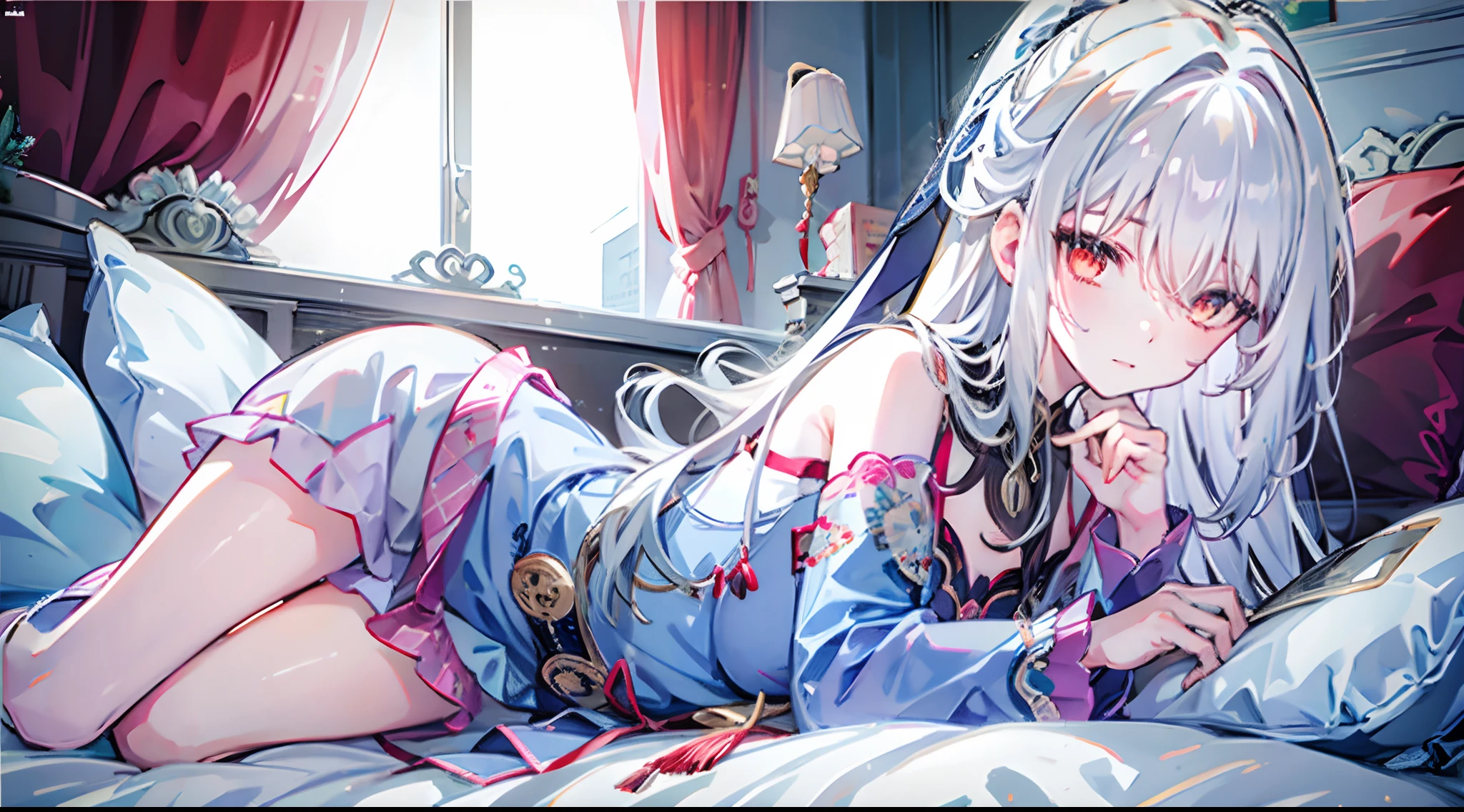 Put on your pajamas, lie in bed.