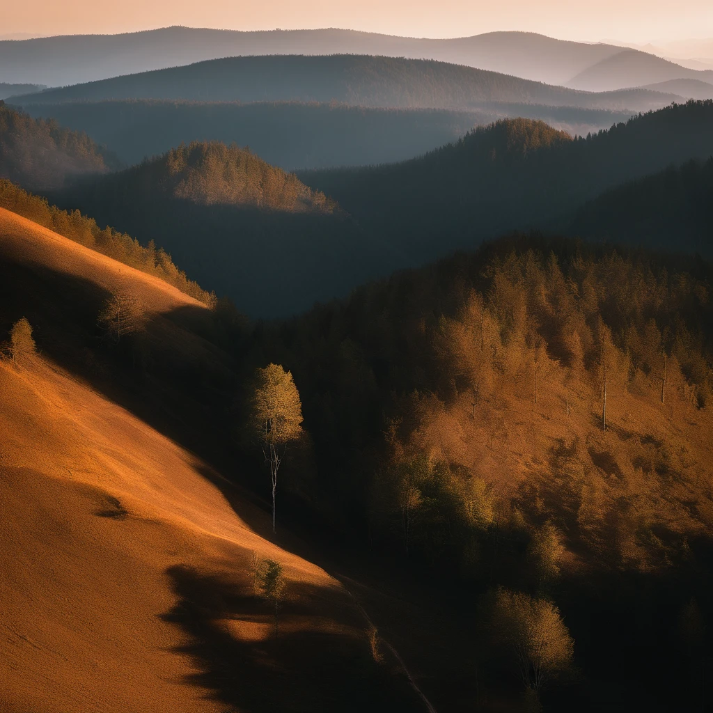 Magnificent view,Forest mountain landscape photography,Nature.