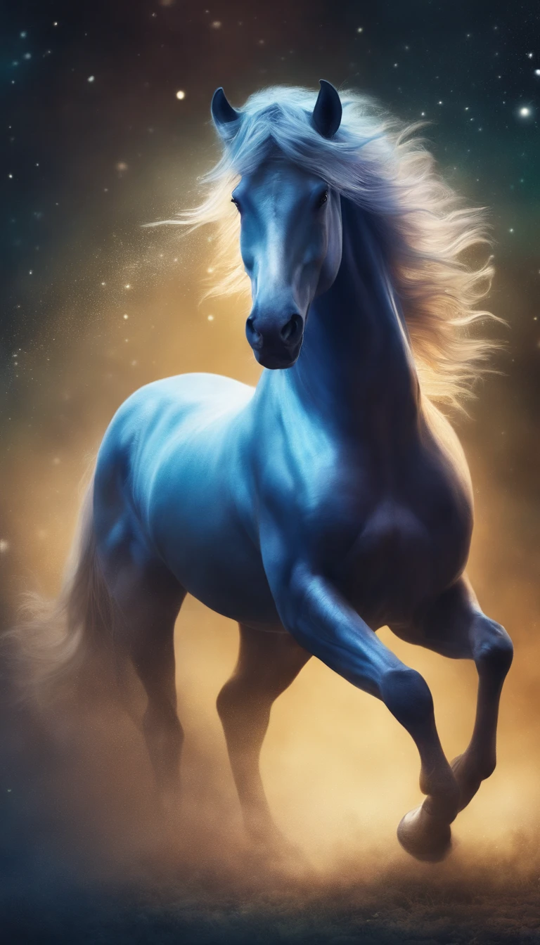 best quality,highres,ultra-detailed,realistic,studio lighting,masterpiece:1.2,portrait,colorful,beautiful unicorn,sparkling eyes,flowing mane,fantasy,ethereal,glowing horn,dreamlike,enchanted forest,pastel colors,magical,ethereal,graceful,mythical creature,horned horse,peaceful,serene,whimsical,mythology,legendary,imagination,wondrous,aurora borealis,starlit sky,soft atmosphere,mystical,graceful,ethereal
