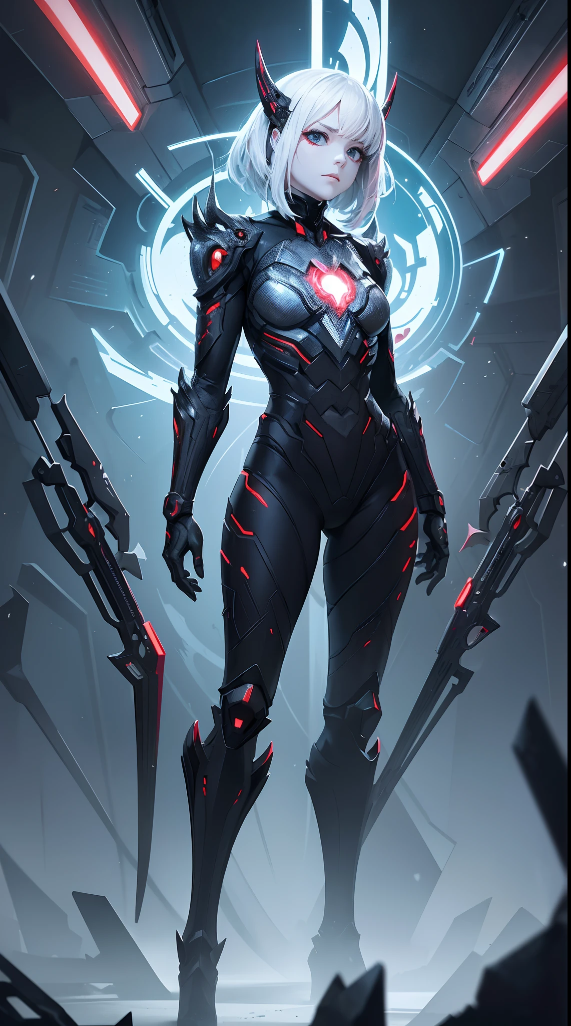 A place of terror in the quantum realm. Mechanical biomorphology, arte de terror. Hellfire,intricately details, A perfect example of minimalism, digital painting art