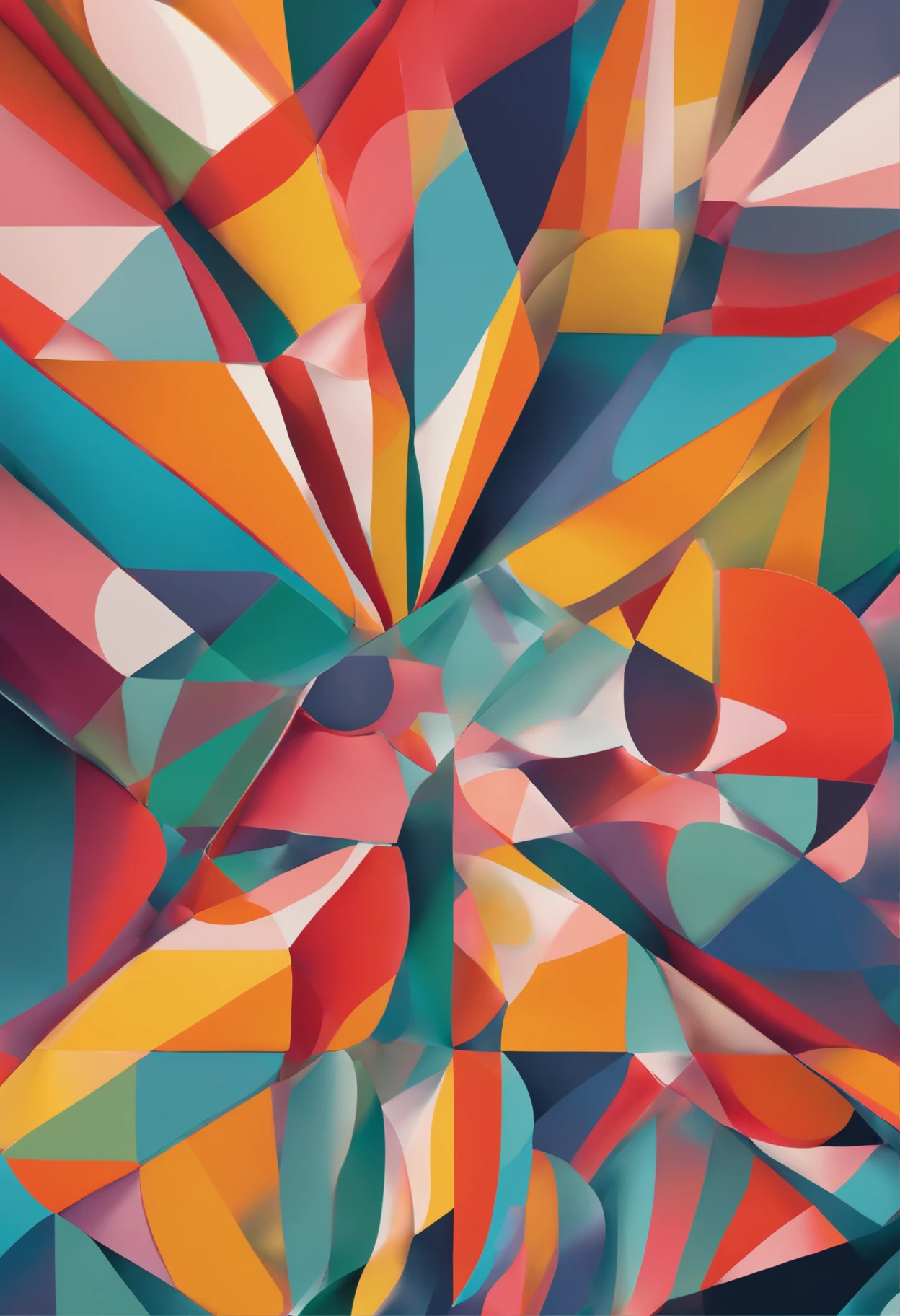 (Best quality,4K,8K,A high resolution,Masterpiece:1.2),Ultra-detailed,(Realistic,Photorealistic,photo-realistic:1.37),Geometric poster,Detailed geometry, Vibrant colors,Sharp focus,Professional lighting,Inspired by Frederick Hamersley,Inspired by Sophie Tauber-Alp,author: Frederick Hamersley,orphism style,Inspired by Victor Vasareli,author: Sophie Tauber-Alp,author: Leon Polk Smith,geometric abstract art,Inspired by Ivan,Visual rhythm,Complex composition,Precise lines and shapes,symmetrical balance,unique patterns,Harmonious color combination,geometric abstraction,Numerous overlapping shapes,Precise geometric accuracy,Striking visual impact,Visual harmony,Sophisticated simplicity,Striking poster design,Geometric unity,Sophisticated simplicity,Meticulous attention to detail,Repeating geometric elements,Contemporary art feeling,Abstract expression,Dynamic visual movement,Mathematical precision,