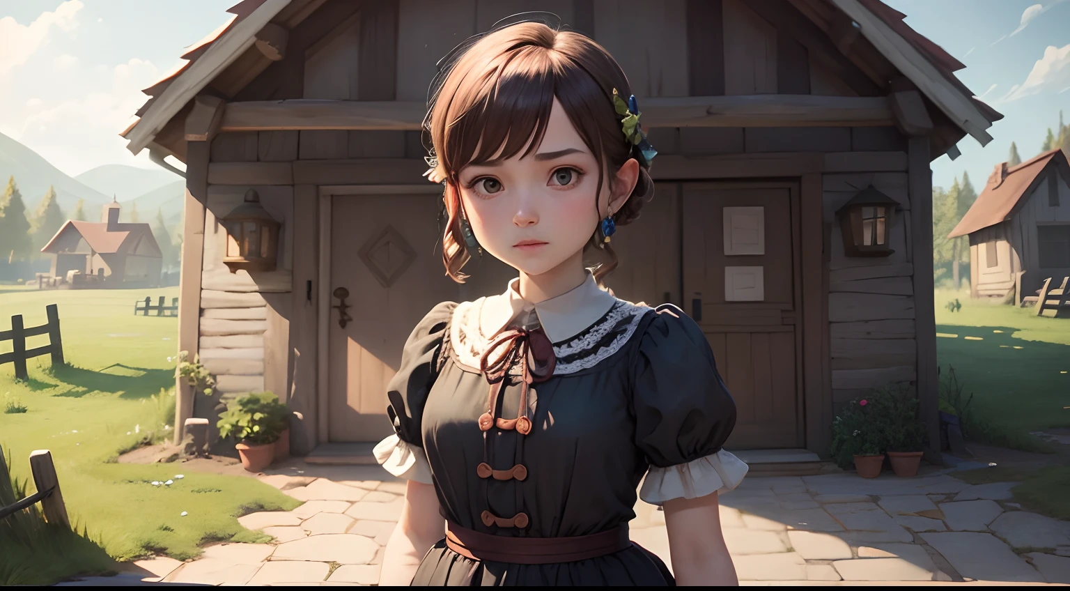 A villager Aria's inspired expression.