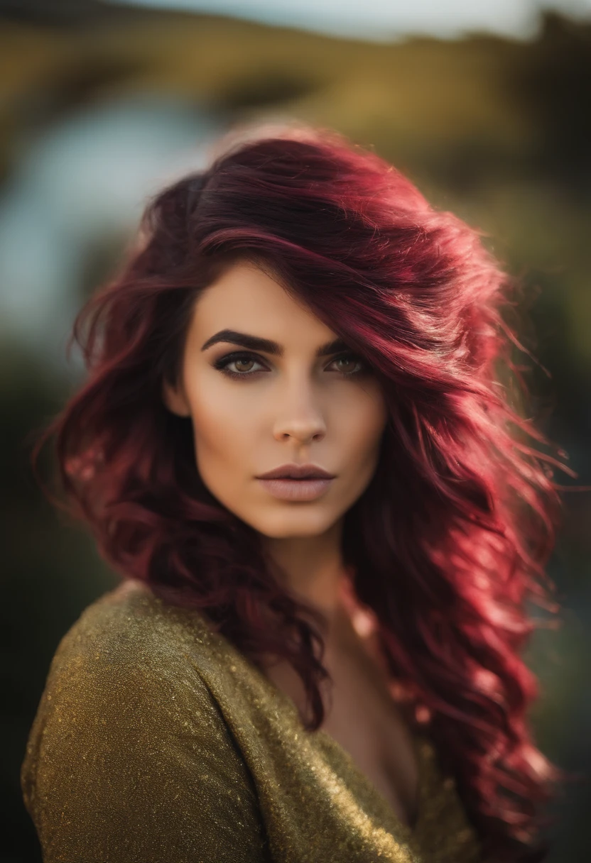 um garoto rebelde de cabelo com franja