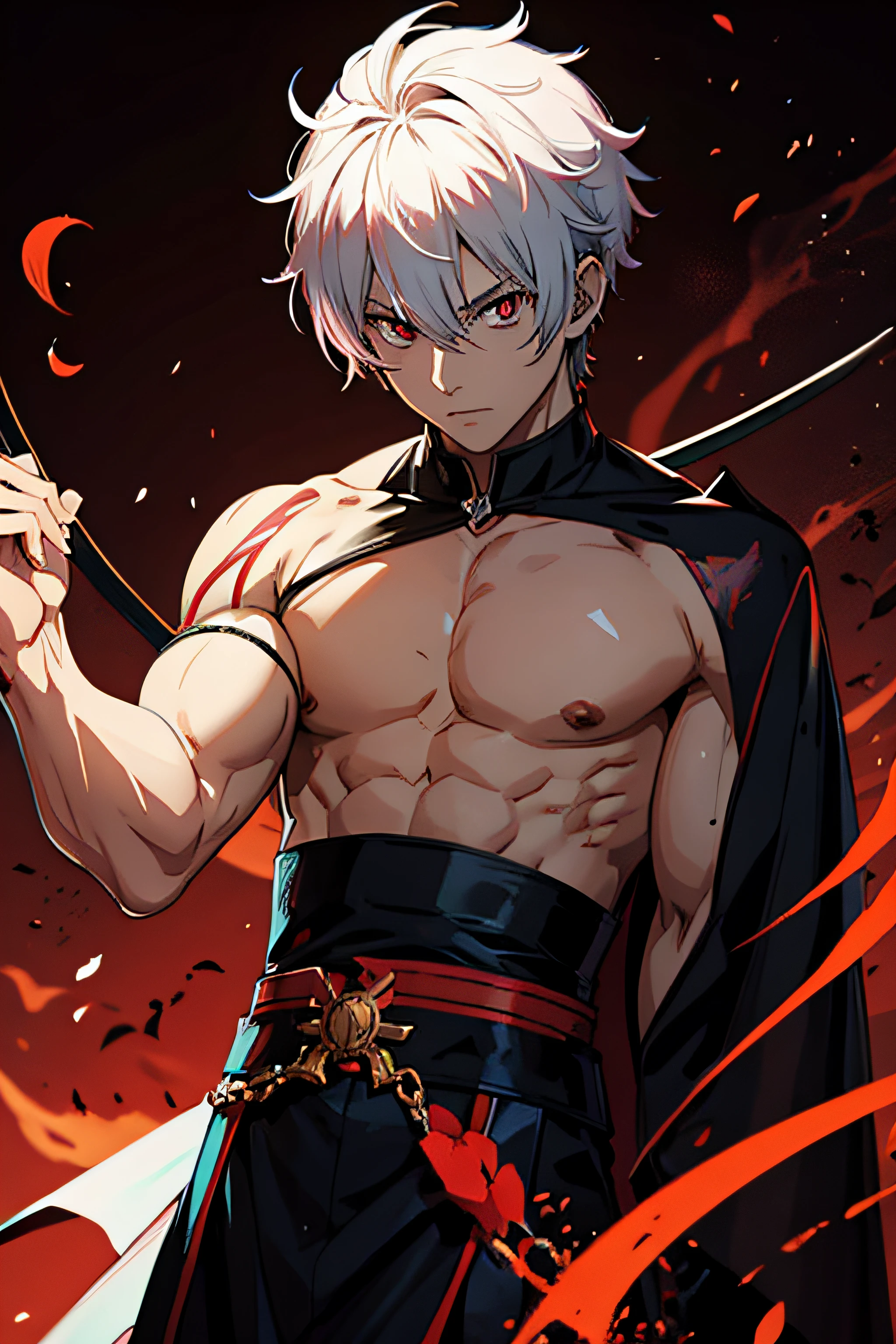 devil boy, anime , gojo