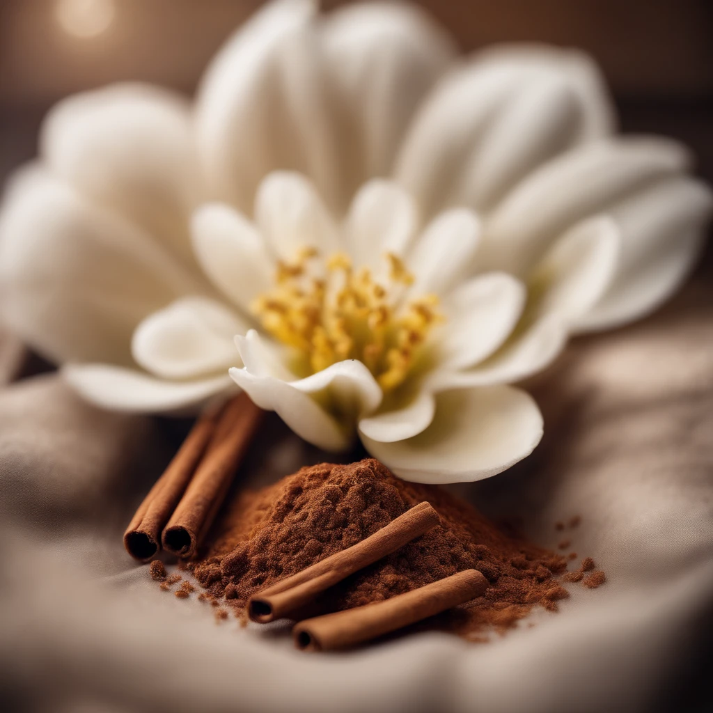 vanilla flower and cinnamon