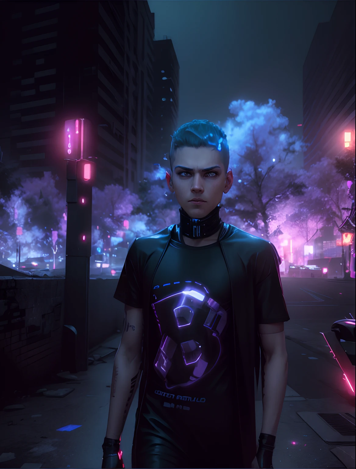 background relastic cyberpunk, 8k ultra HD,cyber dress style, boy pic hd unique cyber