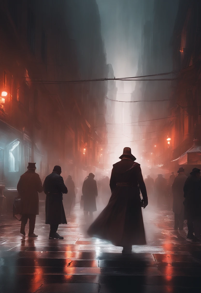 In the style of volumetric fog, god light, High contrast, Vibrant colors, Vivid colors, High saturation, author:Greg Rutkowski、Jesper Ejsing、Raymond Swanland and Alena aenami, featured on Artstation, wide angles, lengthwise, Gothic style