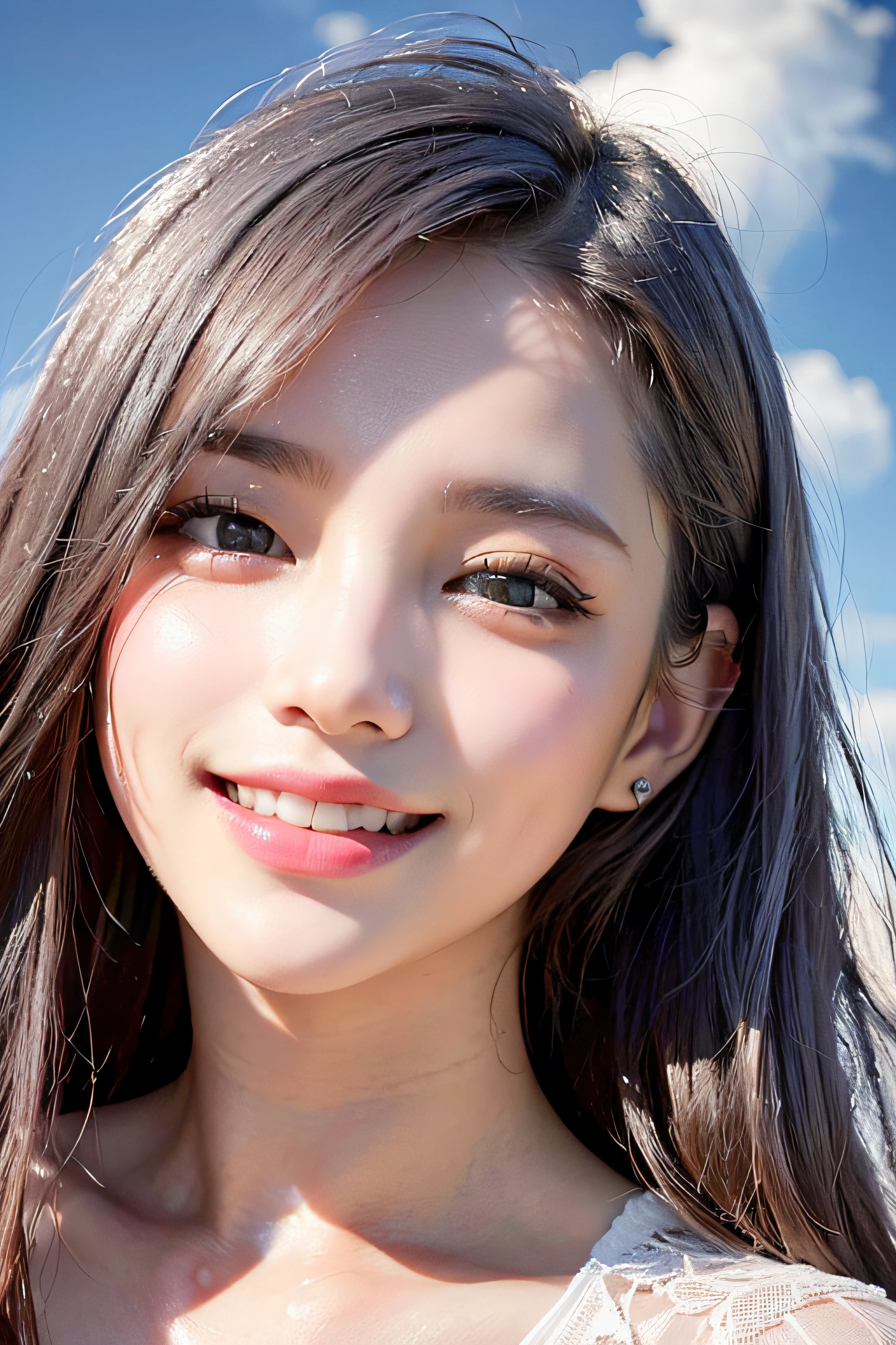 Trip (Only slim shoulder straps, Ultra-low-cut top)( Very close view ) Face view , clothes see-through (((Outdoor paradise))), ((Petals flying in the air )),Light smile,,camel-toe,(Crystal colorful lights),,Soft clouds,((|Cover with a scarf)), ((Cute clothes that are short and wide|no underwares|Slightly perspective ) ((greek architecture,Bohemian architecture,Hindu temples,Thai snacks,Thai style)) starrysky,Beautiful
((Masterpiece)),(realisticlying:1.2),best qualtiy,high high quality,absurderes,rich colourful,stunning art,best qualtiy, ultra - detailed,beautifuldetails, reflective hair,Good lighting, Ray traching, depth of fields,ultra - detailed,illustratio,astounding,finedetail,The is very detailed, ((ultra - detailed)), (Beautiful Meticulous Girl), Beautiful detail glow, Complicated details, A high resolution, Extremely refined and beautiful,beatiful detailed eyes, hdr, Round eyes, detailedfacialfeatures,(Round pupils:1.4) (illustratio),(美丽细致的眼睛)(Very very detailed face)), depth of fields,(alluring face)((ssmile:1.3)), Smiling lips, (looking at viewert:1.1) closeup cleavage, wide wide shot, Side Body, photore, lewd poses , Moody light, Sistine Phil Beldev, Smile,(((Masterpiece,Best quality,A high resolution)))),Extremely detailed 8K,Beautiful girl with busty body,(hyper HD,ultra - detailed,High detail,high realistic,Ultra-realistic,Photo realism),(1girll:1.5),(realistic dark hair),Short curly hair,Bob cuts hair,(Dynamic posture),Face the camera,A shallow smile,Open lips,Light blue eyes,Average chest,
(Beautiful and detailed face,Beautiful and delicate eyes),Sunlight),(Beautiful buttocks 0.5),Color backlight
split, Cover your chest with only your hands,hips bare,earring,Pink sexy yarn,((Striped underwear、Black openwork underwear、Transparent embroidered tulle underwear set,Gold bracelets,Pink lace gloves))Lace pantyhose、Lace gloves、Wedding headscarf、pearls necklace,(toppless)(Very small panties),Moles under eyes, ((Gray-blue hair)),Crystal glowing necklace